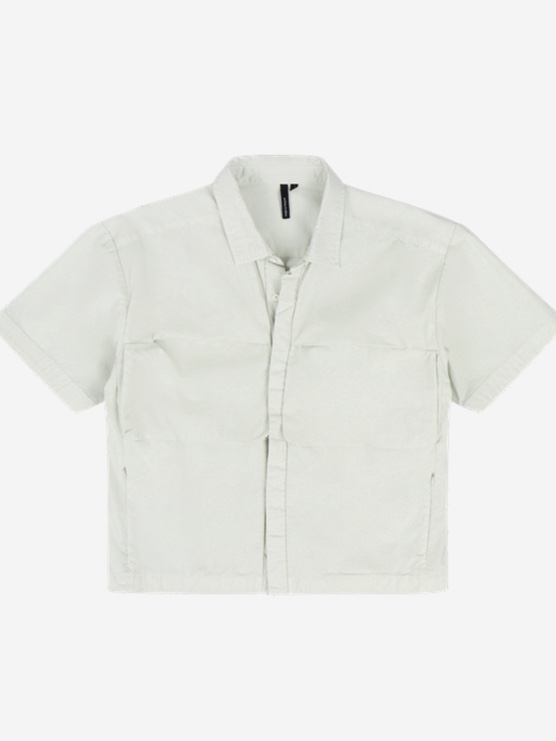 Entire Studios Cotton Duty Shirt Stormy - 24FW, Entire Studios Cellar Shorts Stormy - 24FW 착용 스타일 - 5