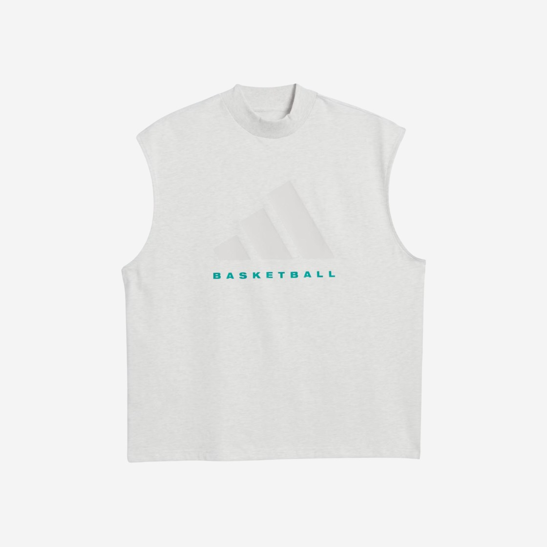 Adidas Basketball YES Sleeveless T-Shirt Grey One Mel - KR Sizing 상세 이미지 1