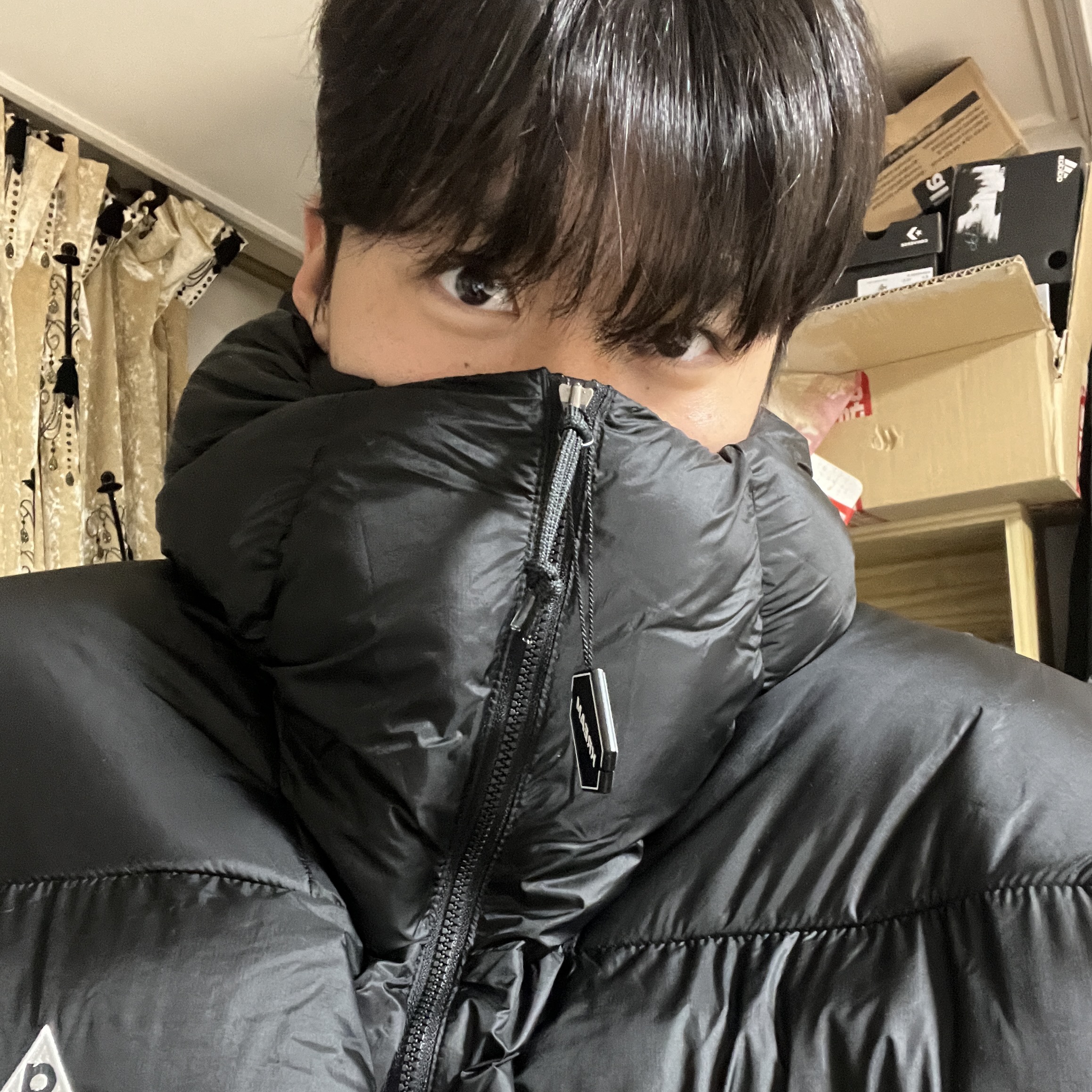 Nike ACG Therma-Fit ADV Lunar Lake Puffer Jacket Black - Asia 착용 스타일 - 1
