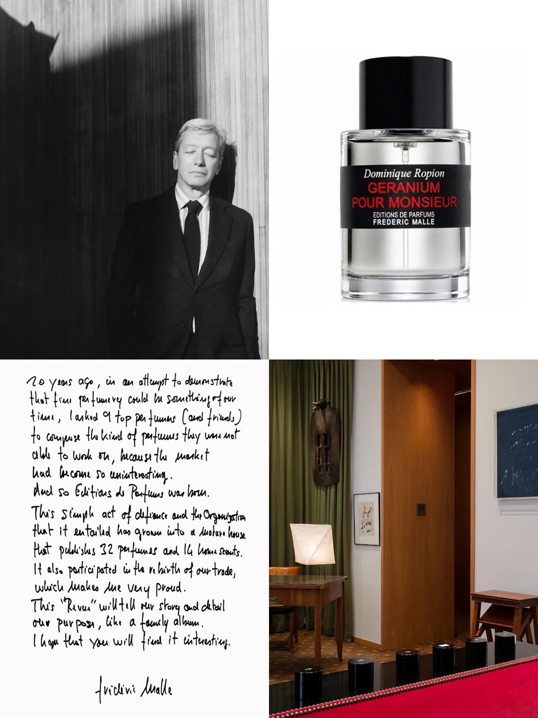 Frederic Malle Geranium Pour Monsieur 100ml Spray, Frederic Malle Portrait of A Lady 100ml Spray 착용 스타일 - 4