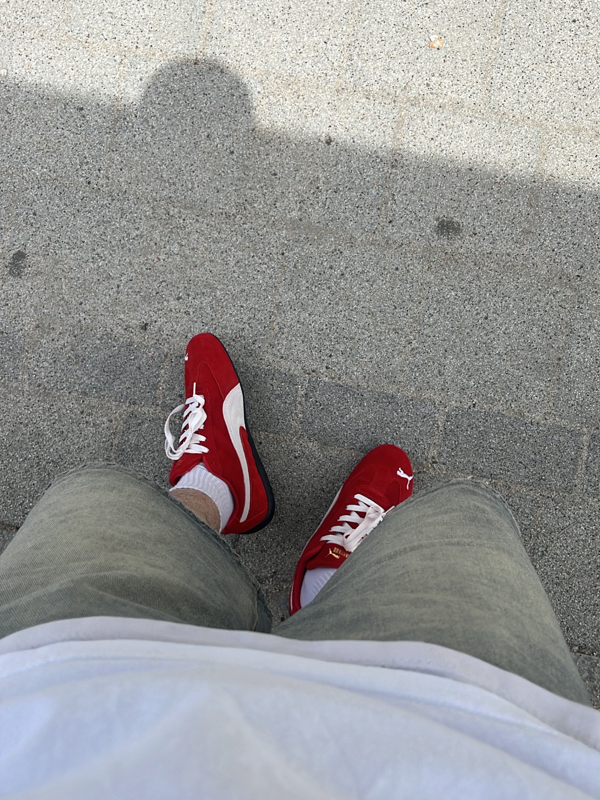Puma Speedcat OG Red White 착용 스타일