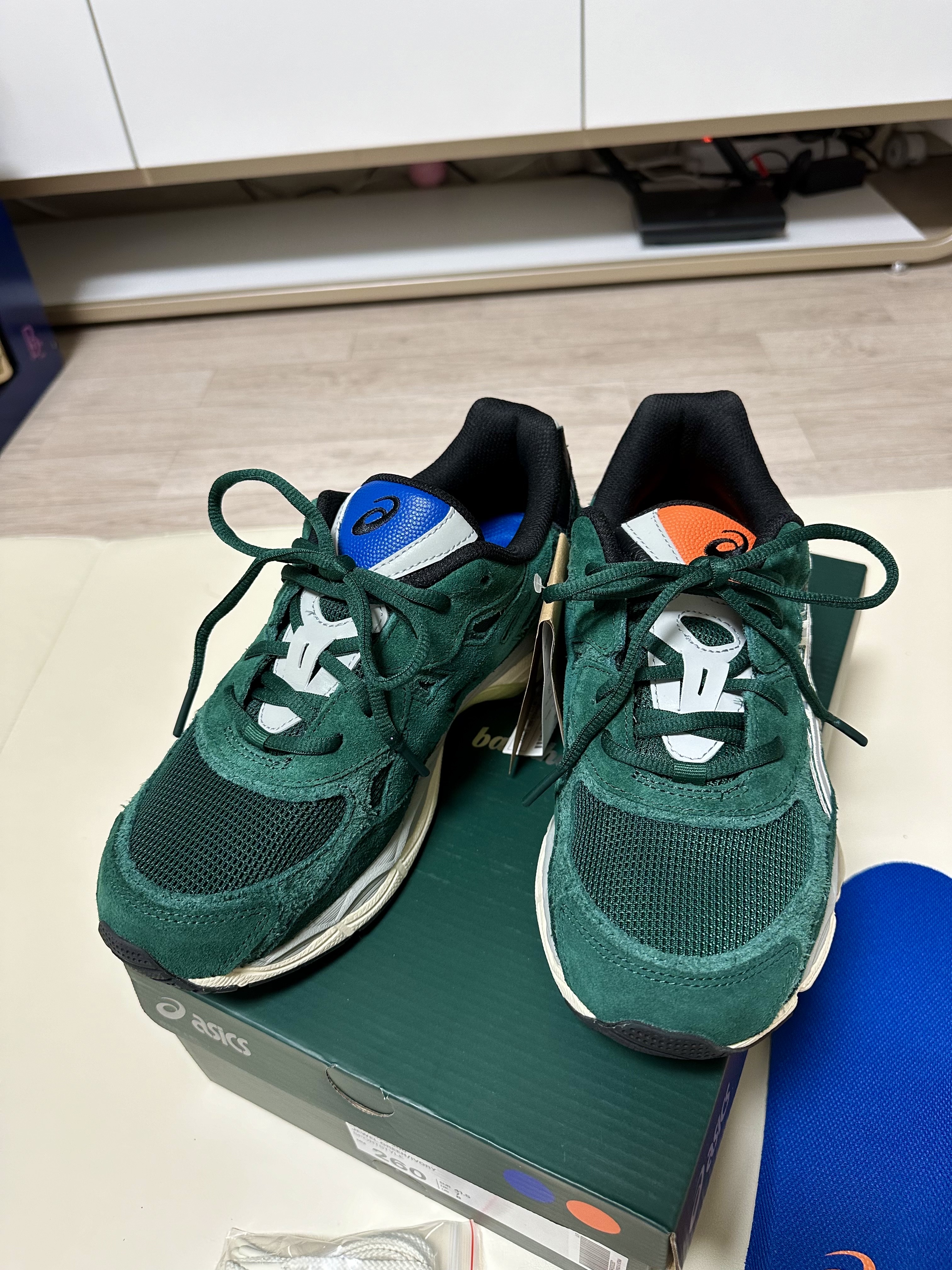 Asics x Ballaholic Gel-NYC Jewel Green Ivory 착용 스타일 - 3