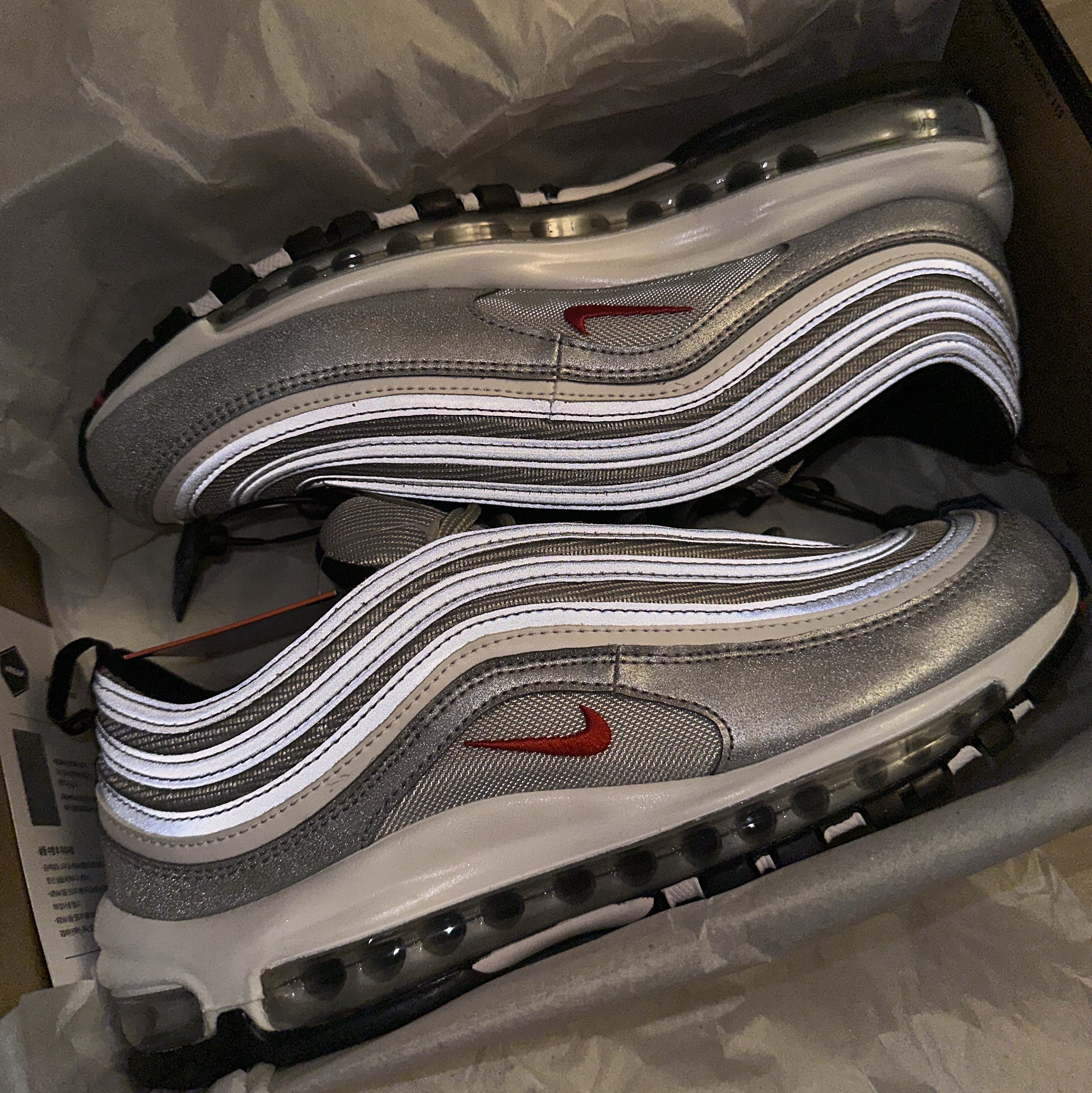 Nike Air Max 97 OG Silver Bullet 2022 착용 스타일