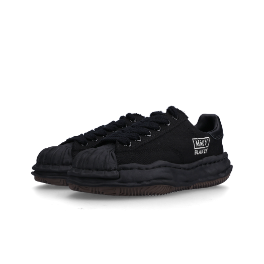 Maison Mihara Yasuhiro Blakey OG Sole Canvas Low-top Sneakers Black Black