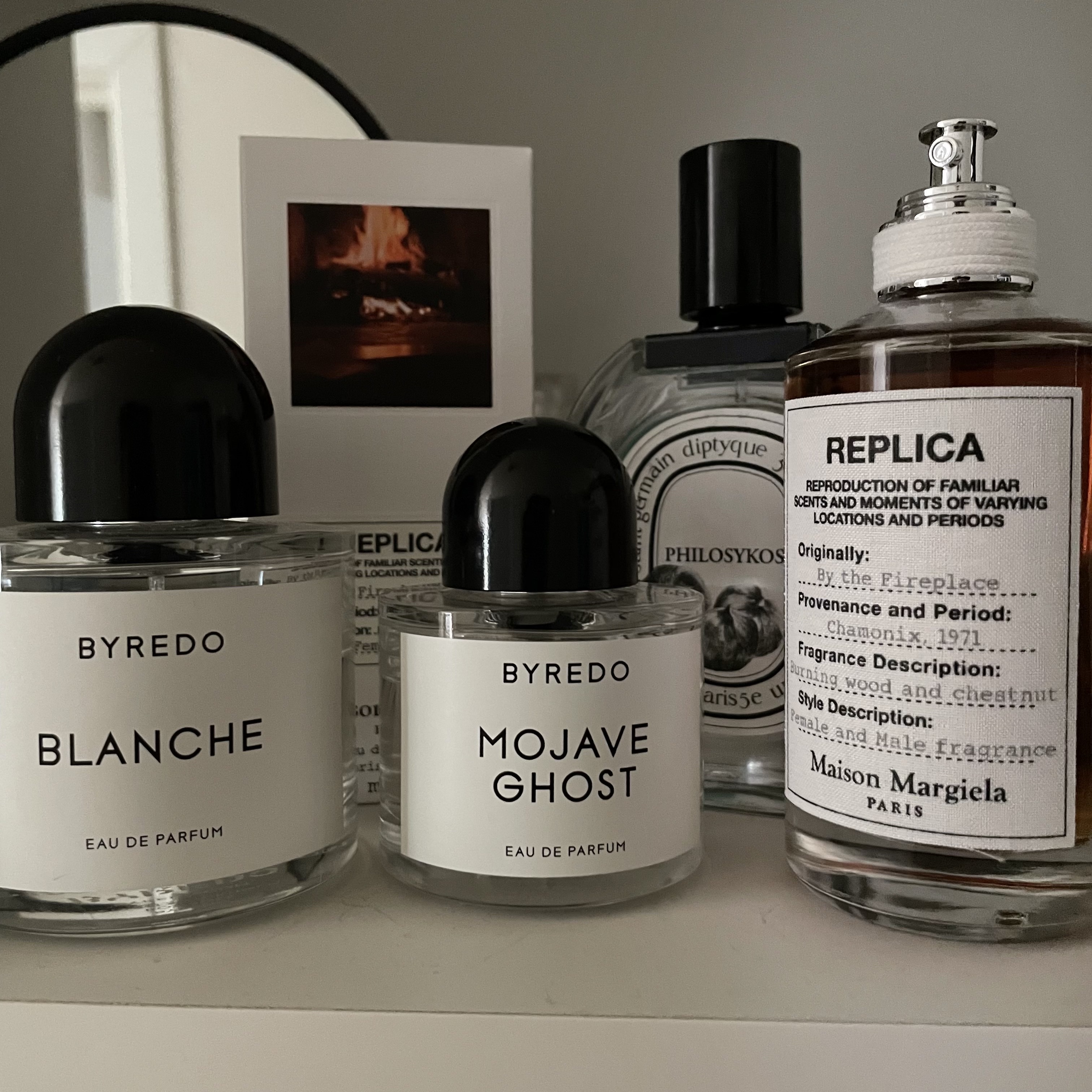 Byredo Blanche Eau De Parfum 100ml, Byredo Mojave Ghost Eau De Parfum 50ml 착용 스타일