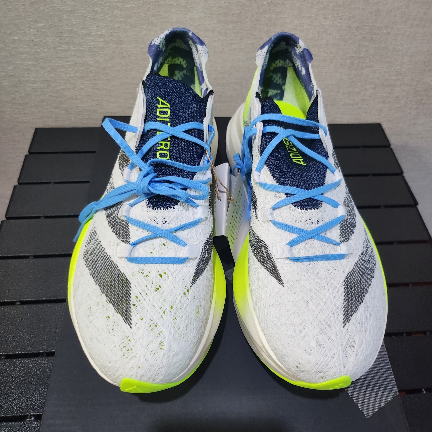 Adidas Adizero Prime X 2 Strung Cloud White Wonder Silver 착용 스타일 - 1