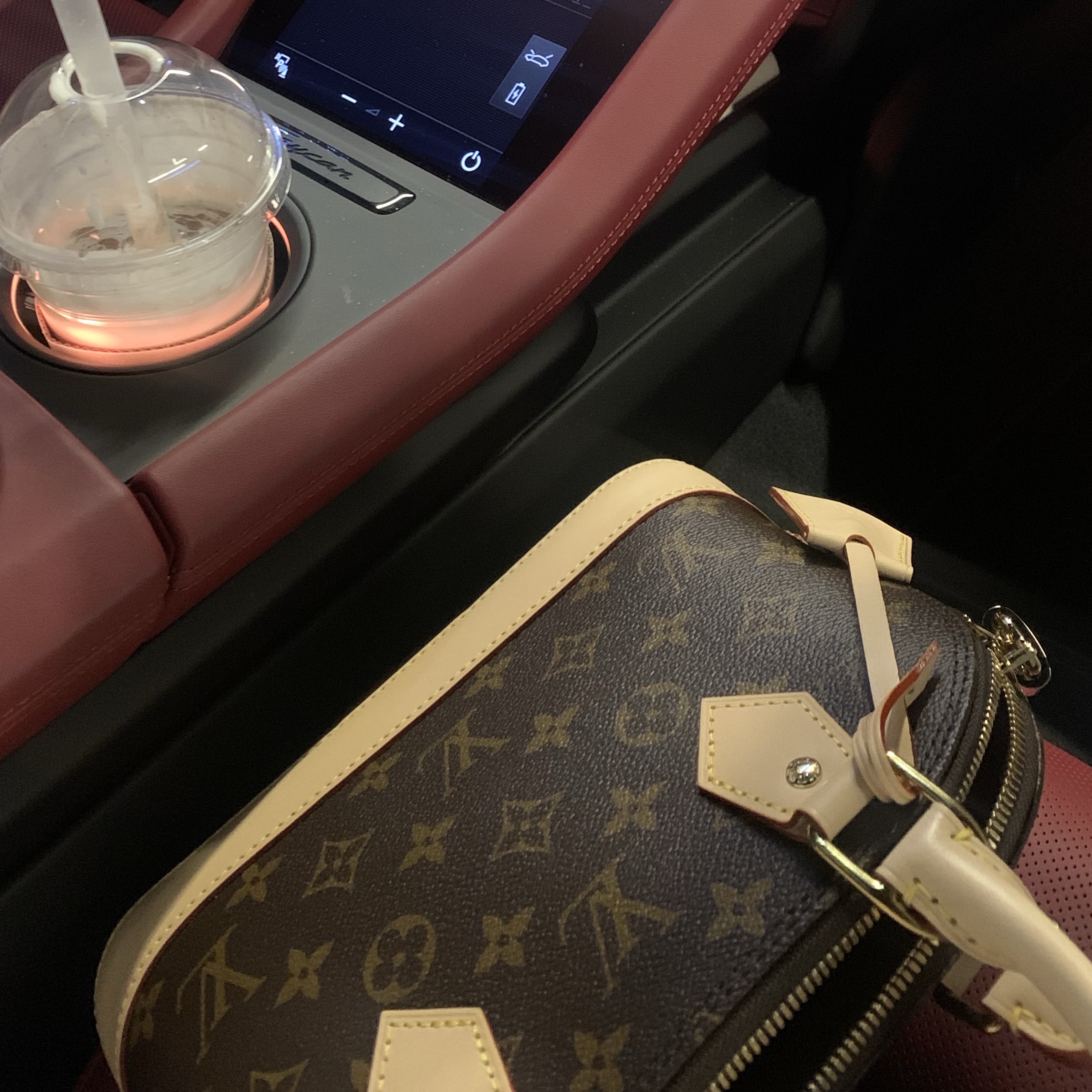 Louis Vuitton Alma BB Monogram 착용 스타일