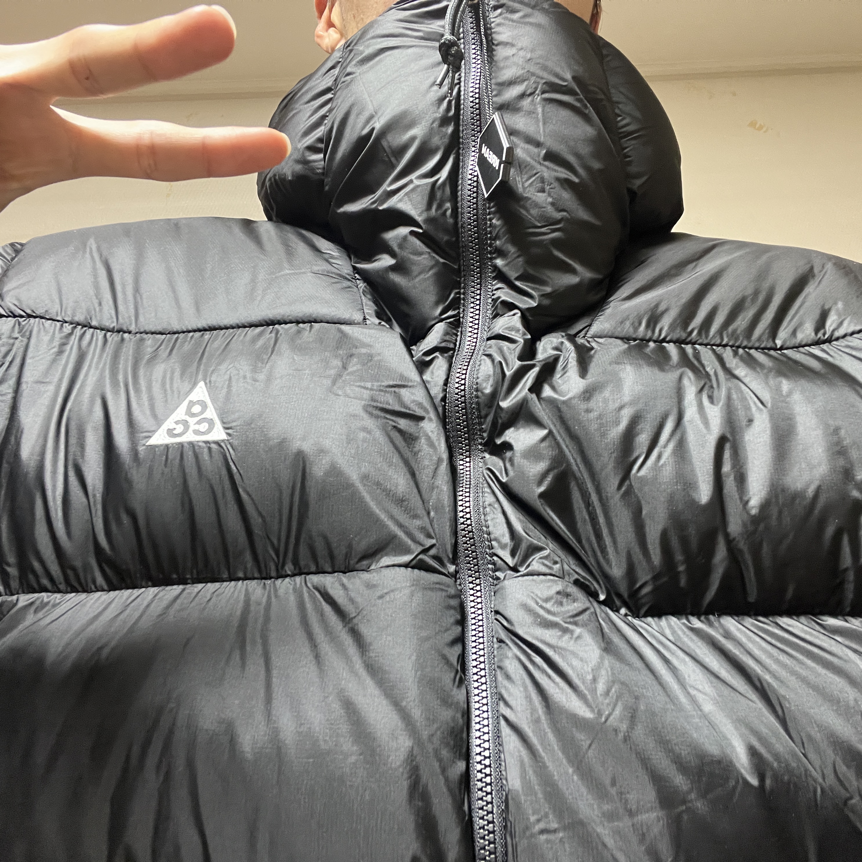 Nike ACG Therma-Fit ADV Lunar Lake Puffer Jacket Black - Asia 착용 스타일 - 4
