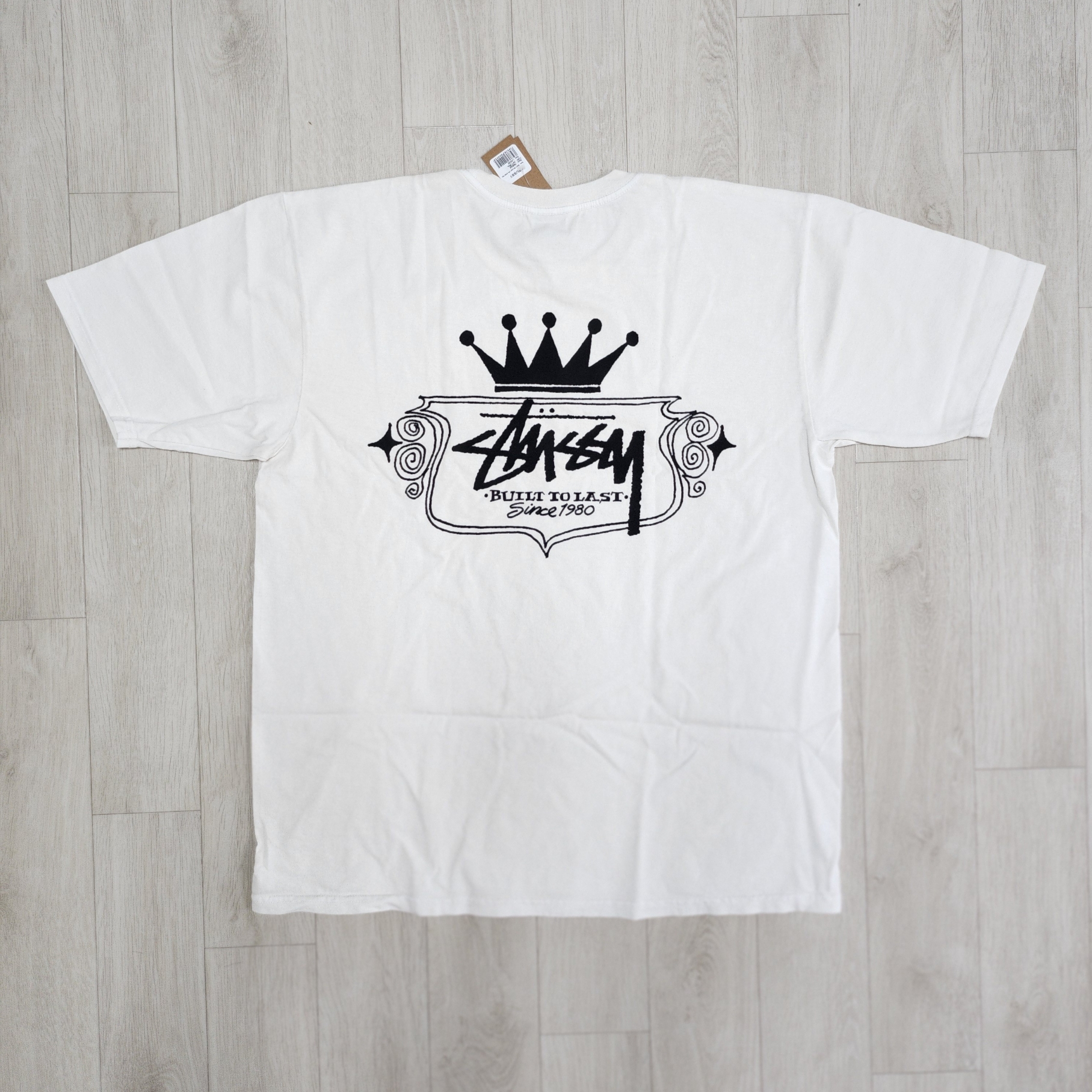 Stussy Built To Last Pigment Dyed T-Shirt Natural 착용 스타일 - 2