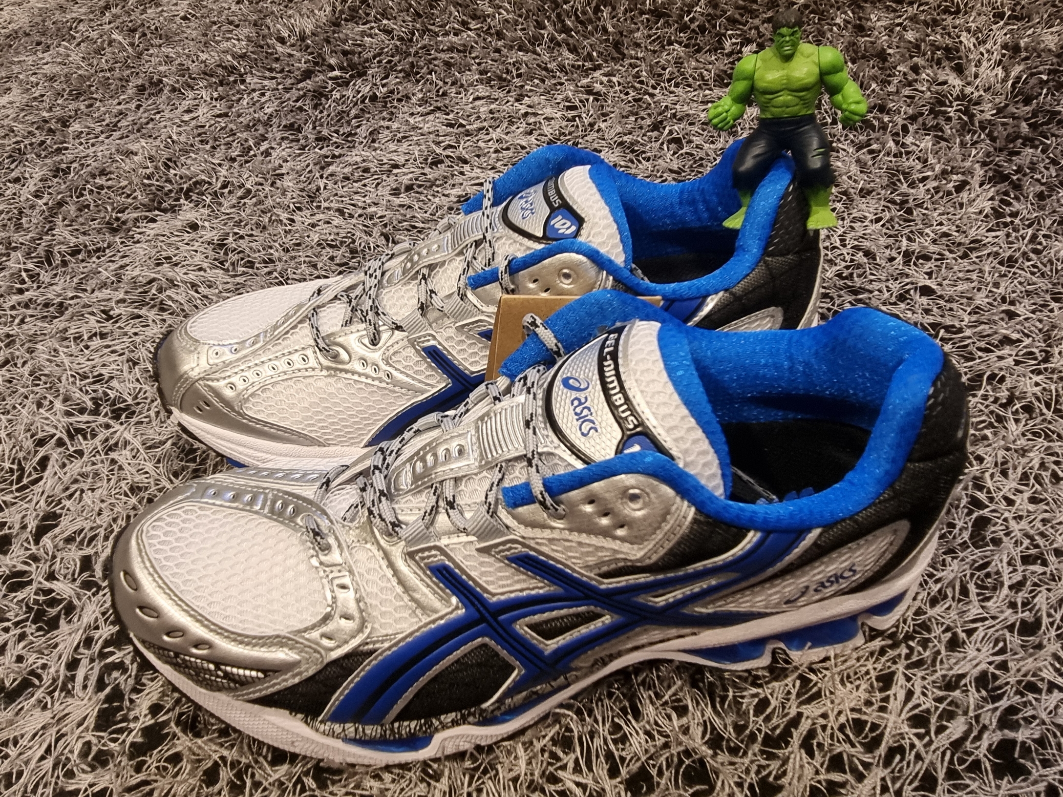 Asics Gel-Nimbus 10.1 White Directoire Blue 착용 스타일 - 1