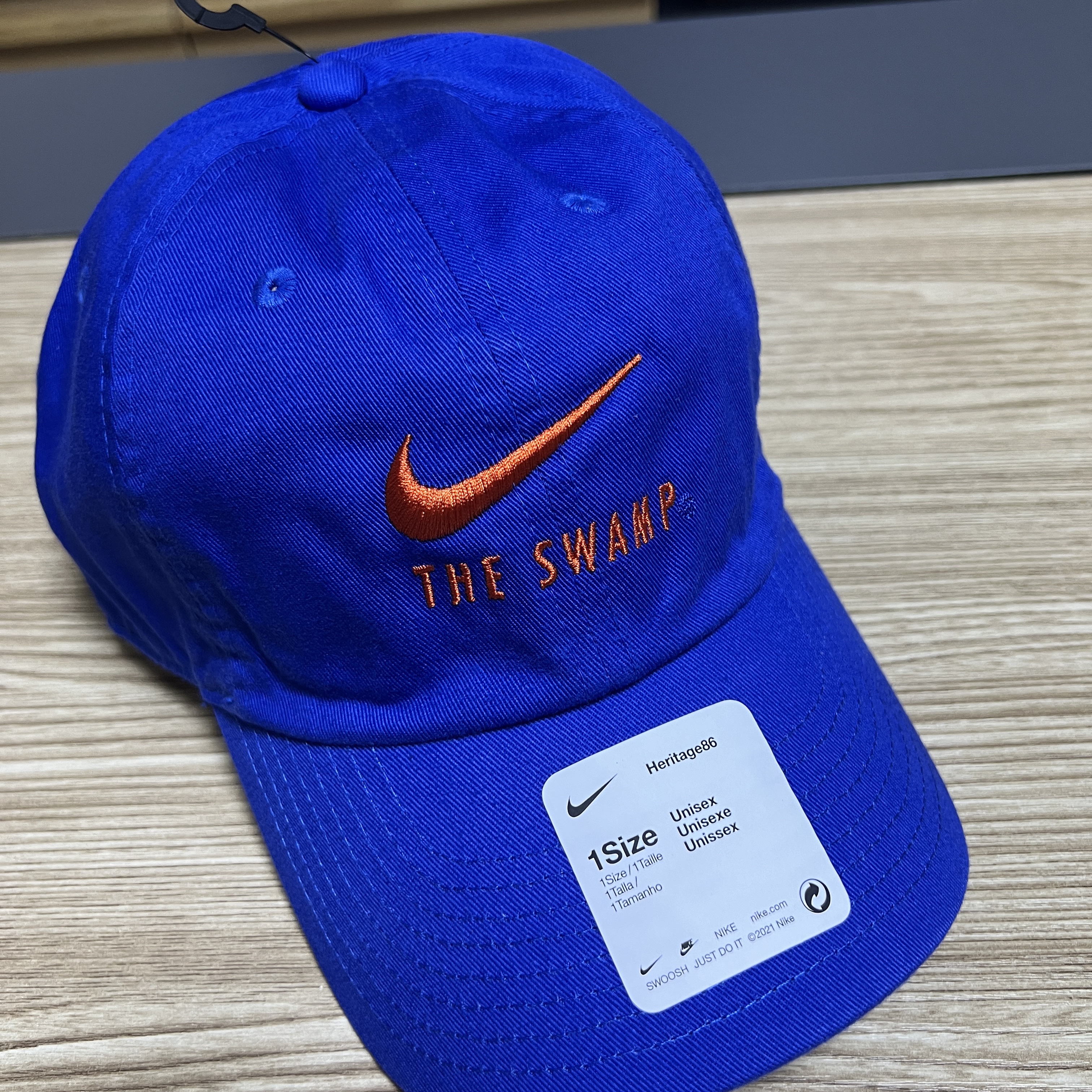 Nike Florida Heritage 86 Swoosh College Cap Game Royal 착용 스타일 - 1