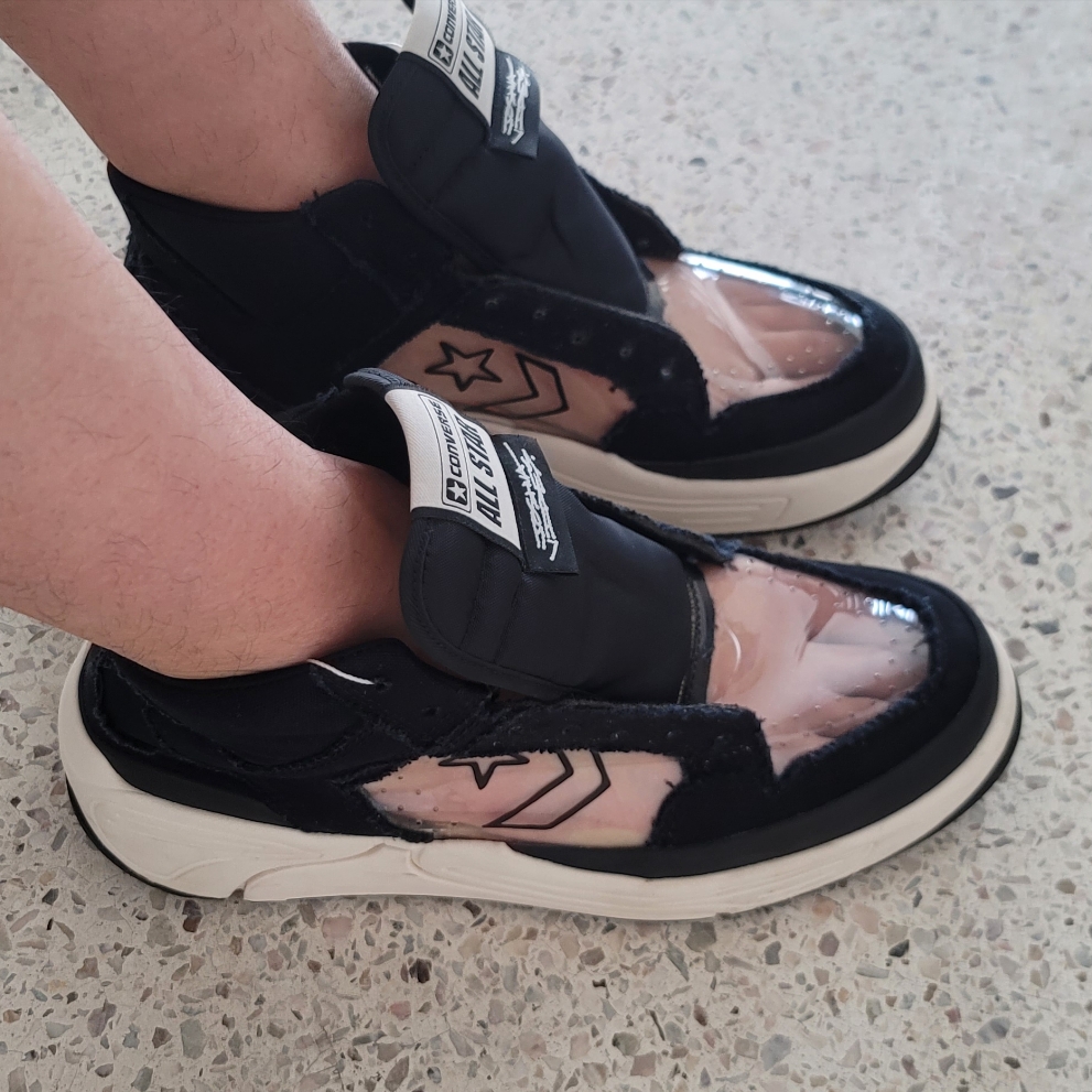 Converse x Joshua Vides Weapon CX Black 착용 스타일 - 2