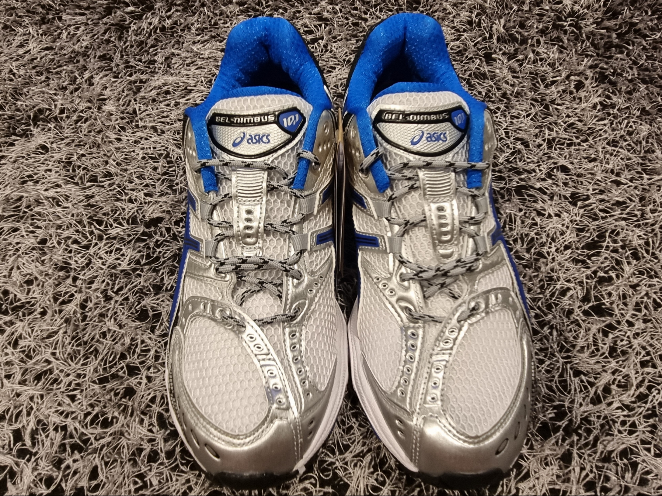 Asics Gel-Nimbus 10.1 White Directoire Blue 착용 스타일 - 4