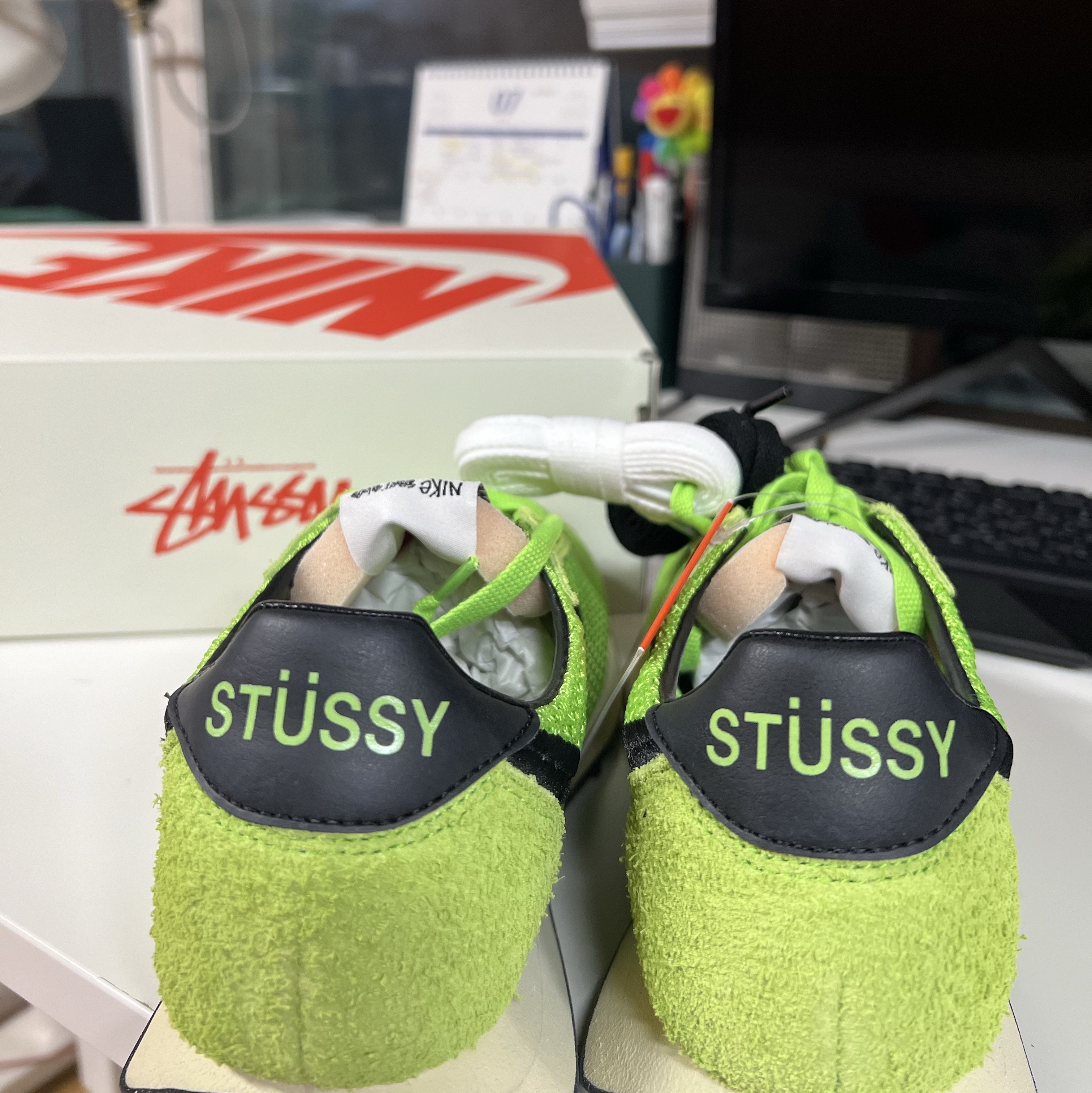 Nike x Stussy LD-1000 SP Action Green and Black 착용 스타일