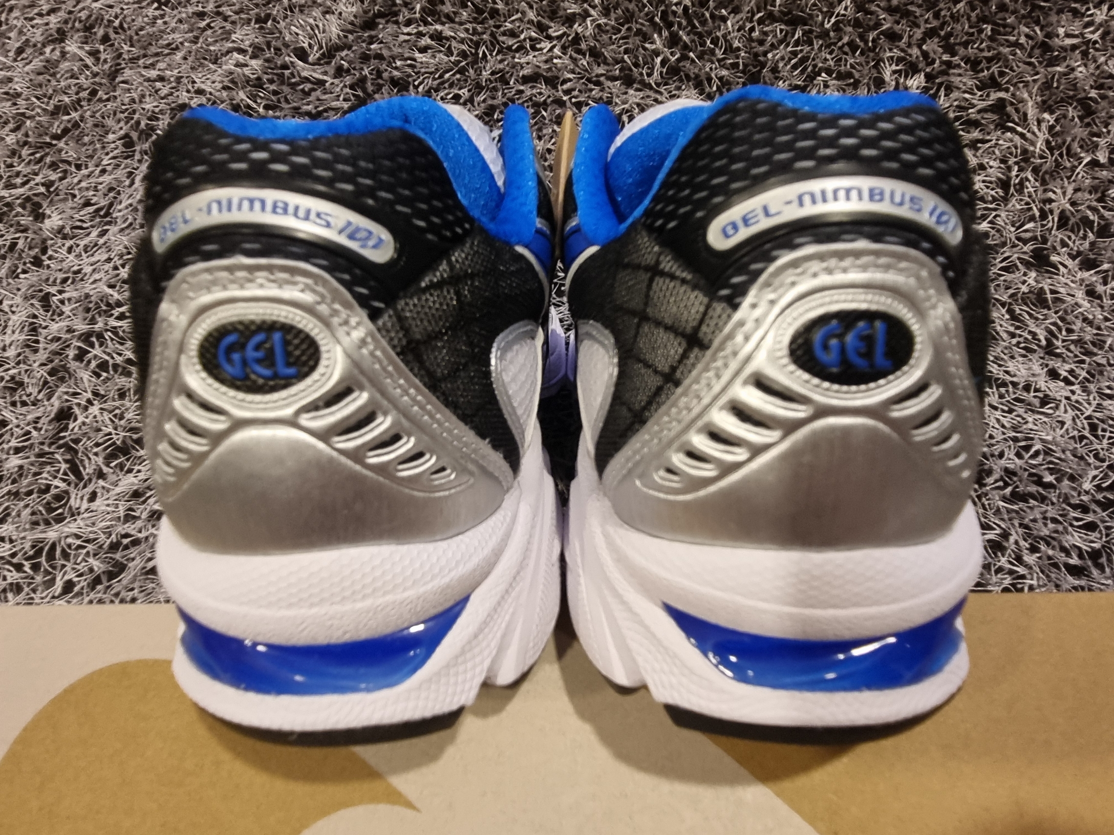 Asics Gel-Nimbus 10.1 White Directoire Blue 착용 스타일 - 5