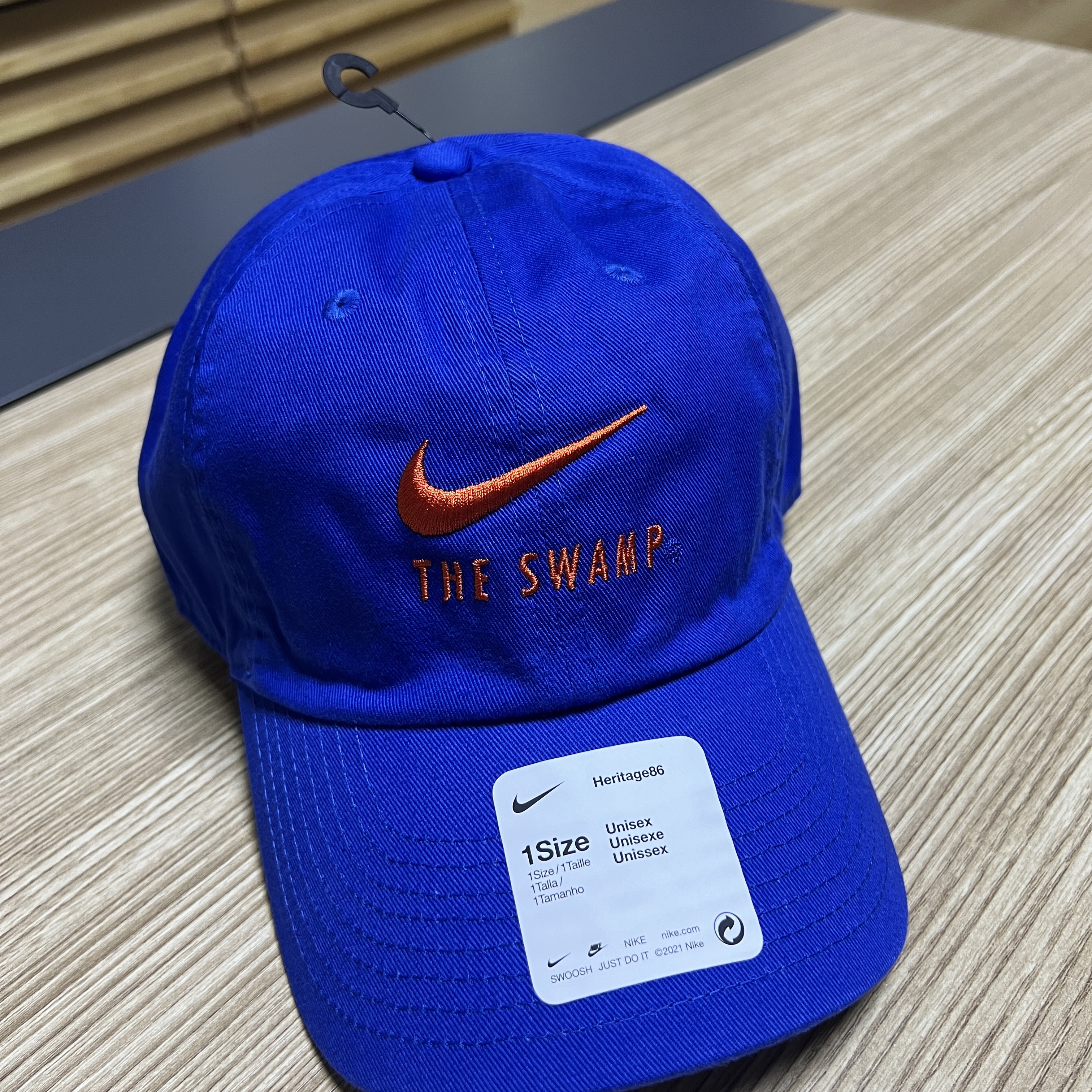 Nike Florida Heritage 86 Swoosh College Cap Game Royal 착용 스타일 - 4