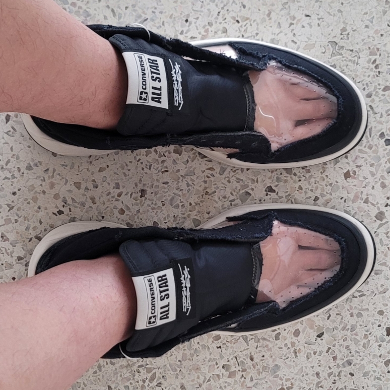 Converse x Joshua Vides Weapon CX Black 착용 스타일 - 1