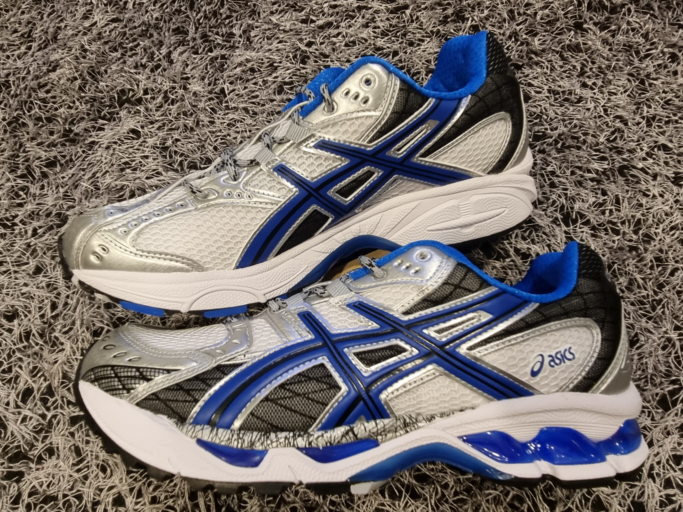 Asics Gel-Nimbus 10.1 White Directoire Blue 착용 스타일 - 3