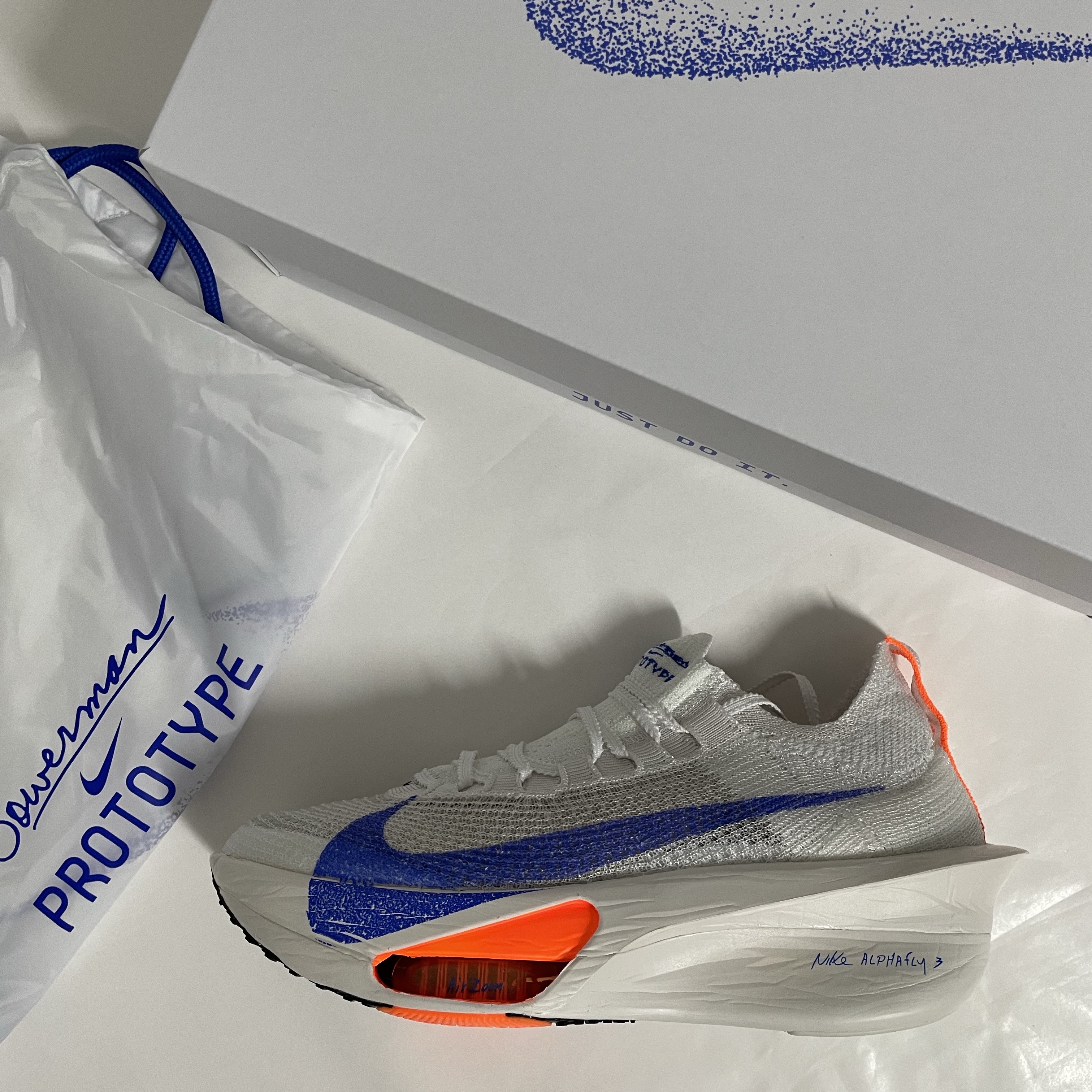 Nike Air Zoom Alphafly Next% 3 Blueprint 착용 스타일
