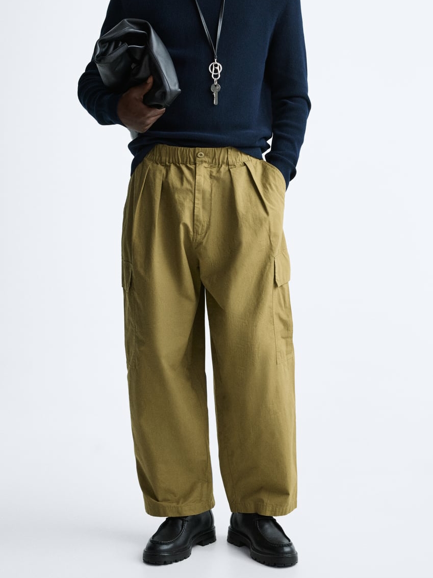 AMI de Coeur Wool Knit Nautic Blue, Ader Error x Zara Leather Shoulder Bag with Knot Black 착용 스타일