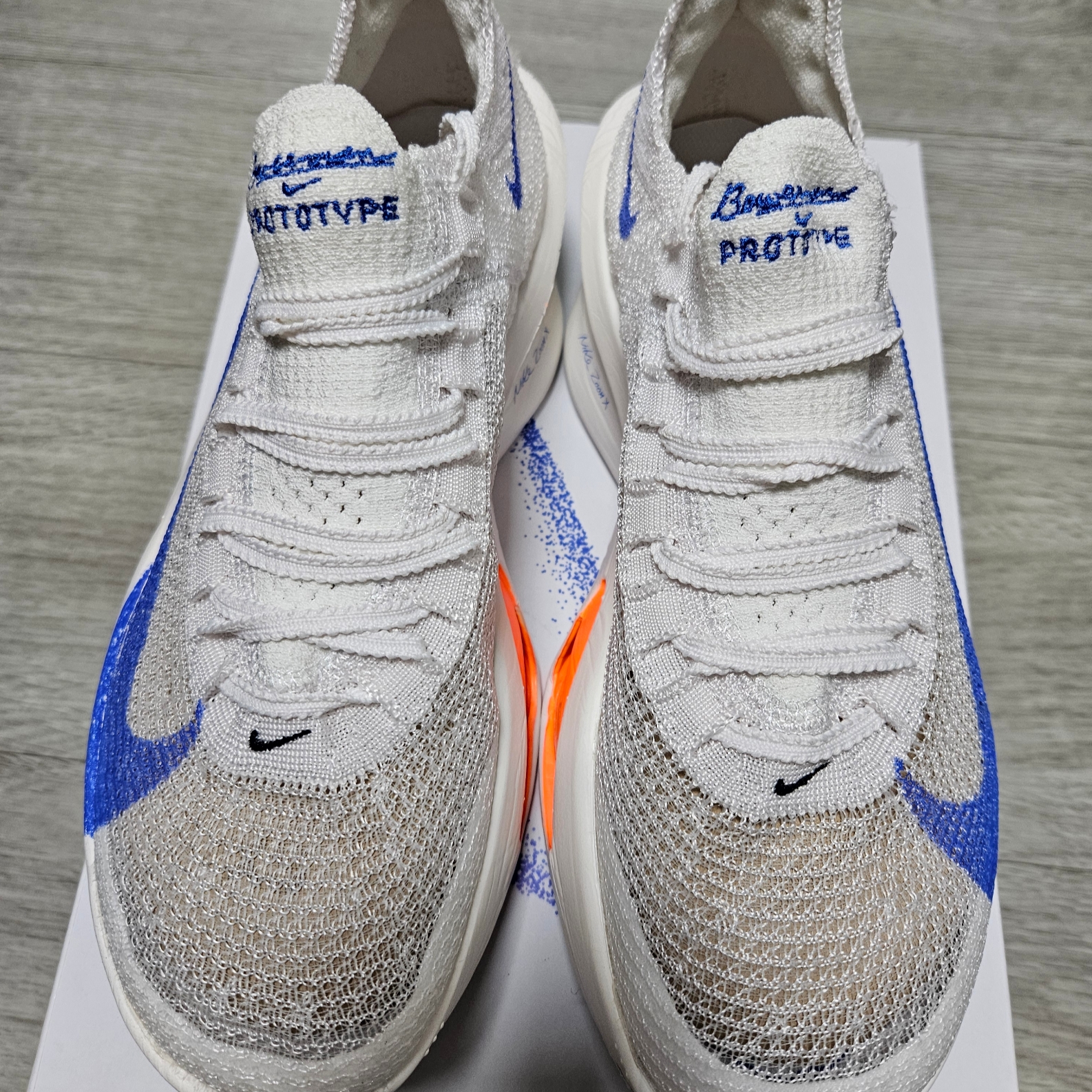 (W) Nike Air Zoom Alphafly Next% 3 Blueprint 착용 스타일 - 3