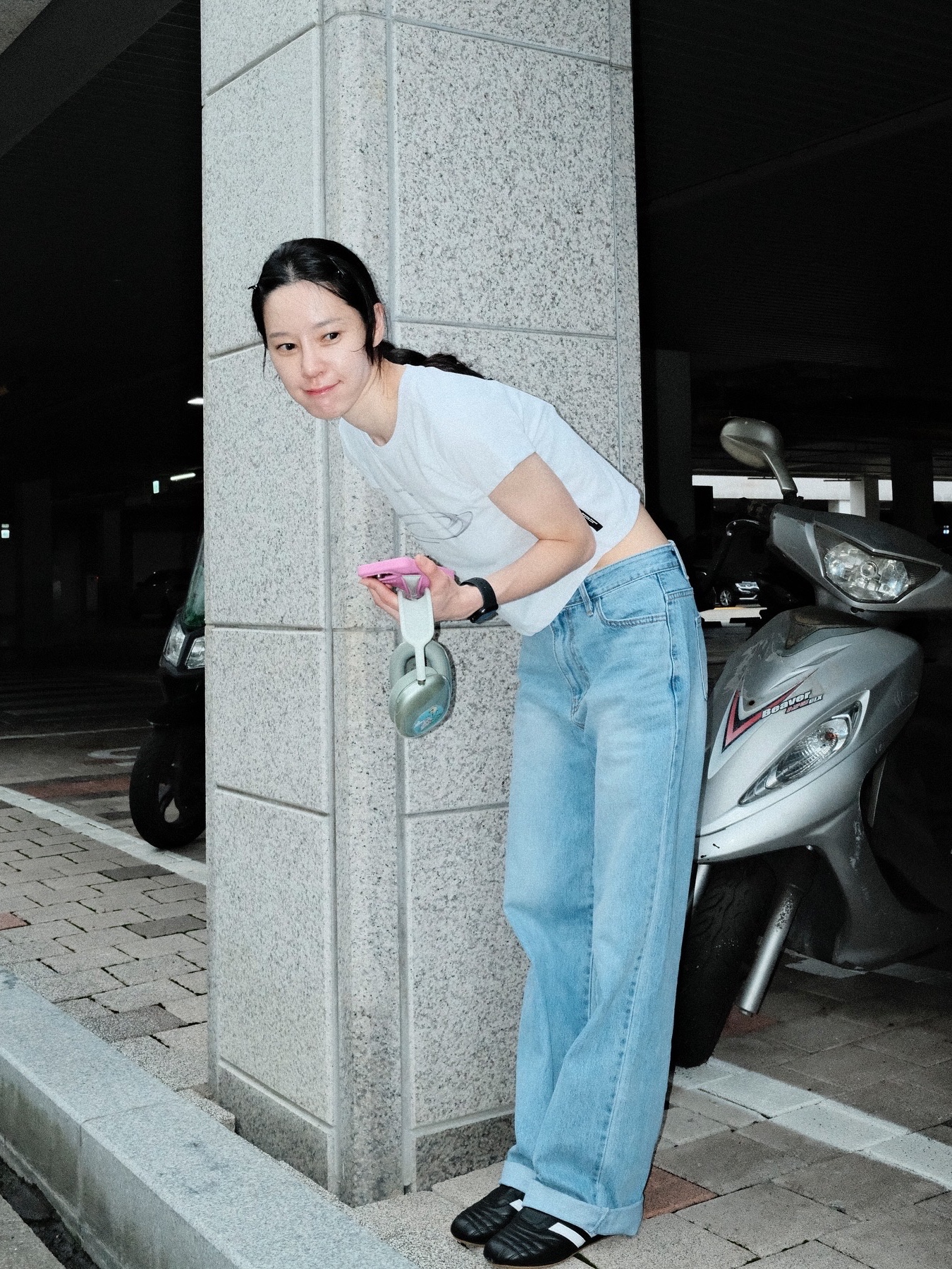 Opening Project Women Cropped Symbol T-Shirts 3D White, (W) Adidas Taekwondo Core Black Cloud White 착용 스타일 - 3