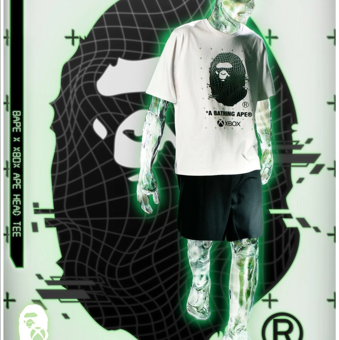 베이프 x 엑스박스 카모 풀 집업 후드 블랙 | BAPE | KREAM BAPE x Xbox Camo Full Zip Hoodie Black
