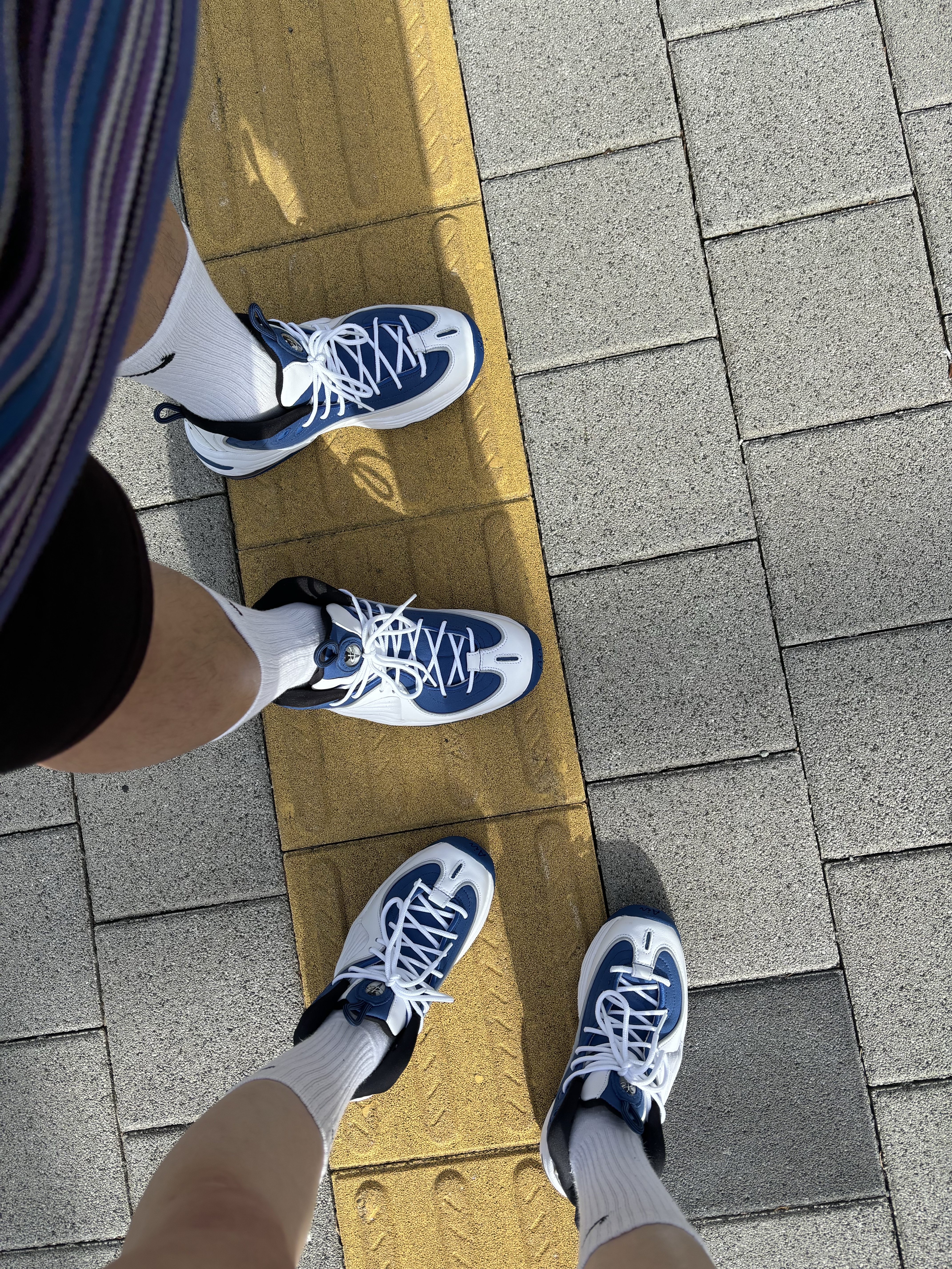 Stussy x Patta Sound Connection T-Shirt Black, Nike Air Penny II Atlantic Blue 착용 스타일 - 4