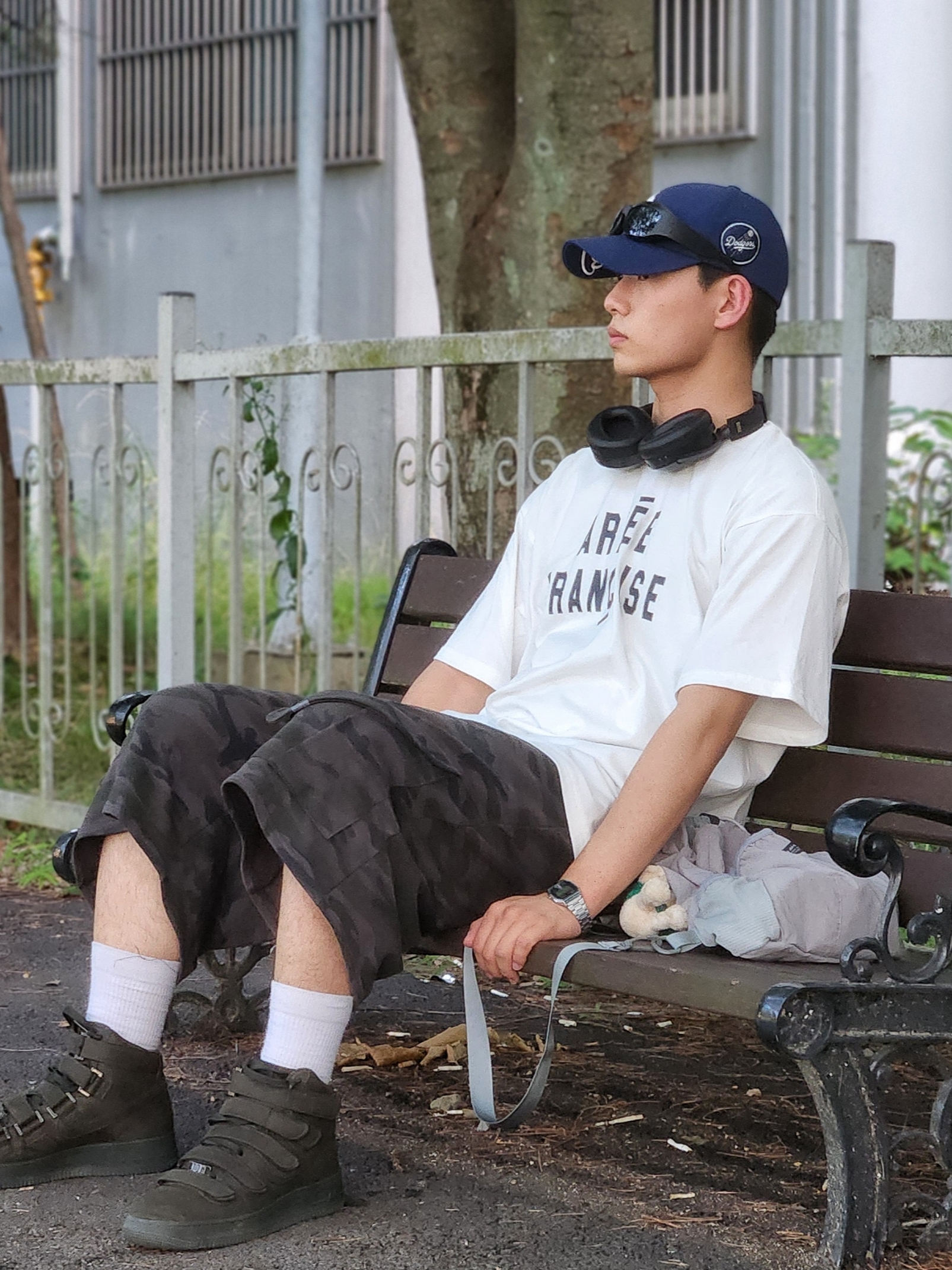 Nike x Billie Eilish Air Force 1 High '07 SP Sequoia 착용 스타일 - 2