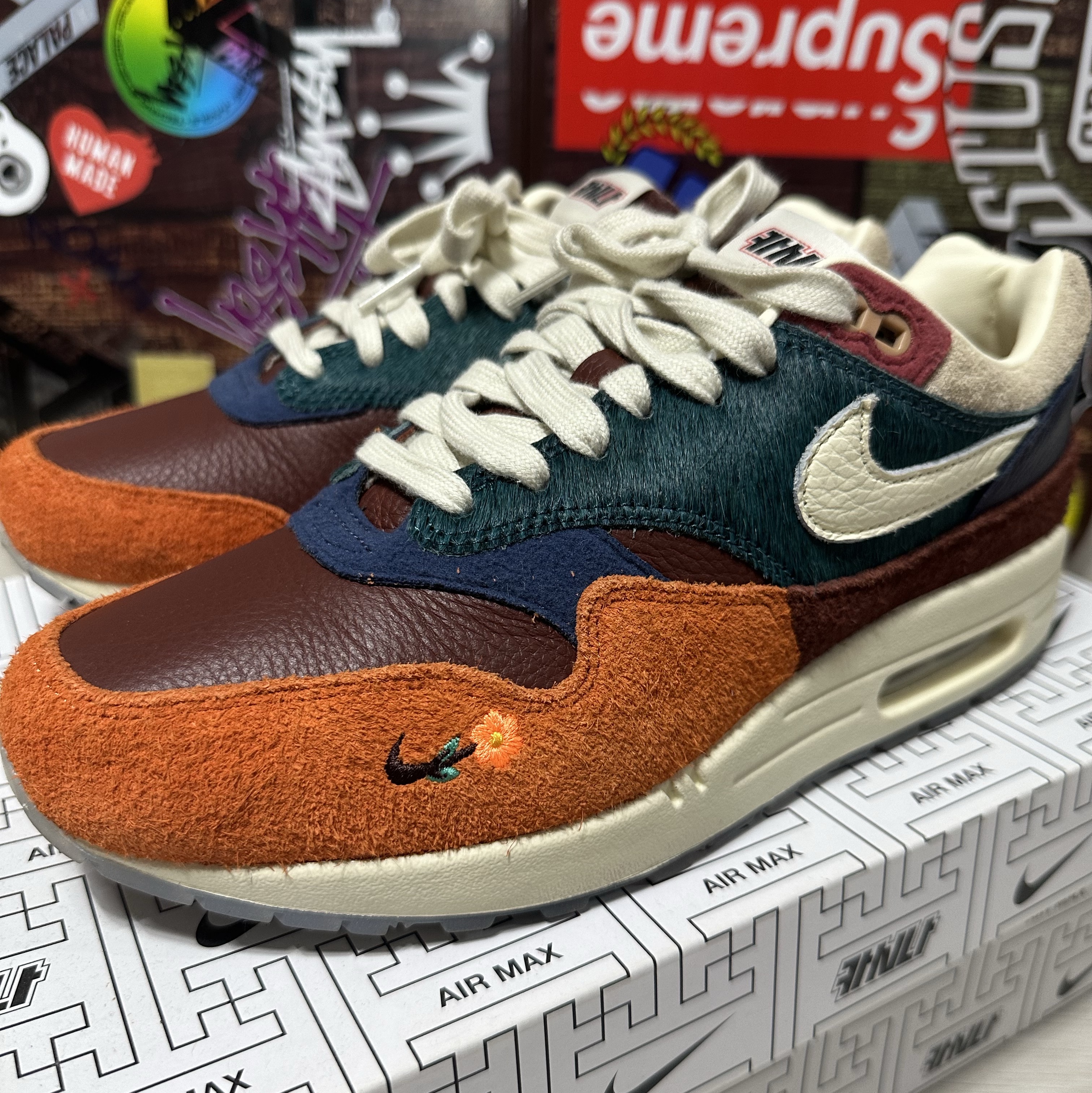 Nike x Kasina Air Max 1 SP Won-Ang Orange 착용 스타일