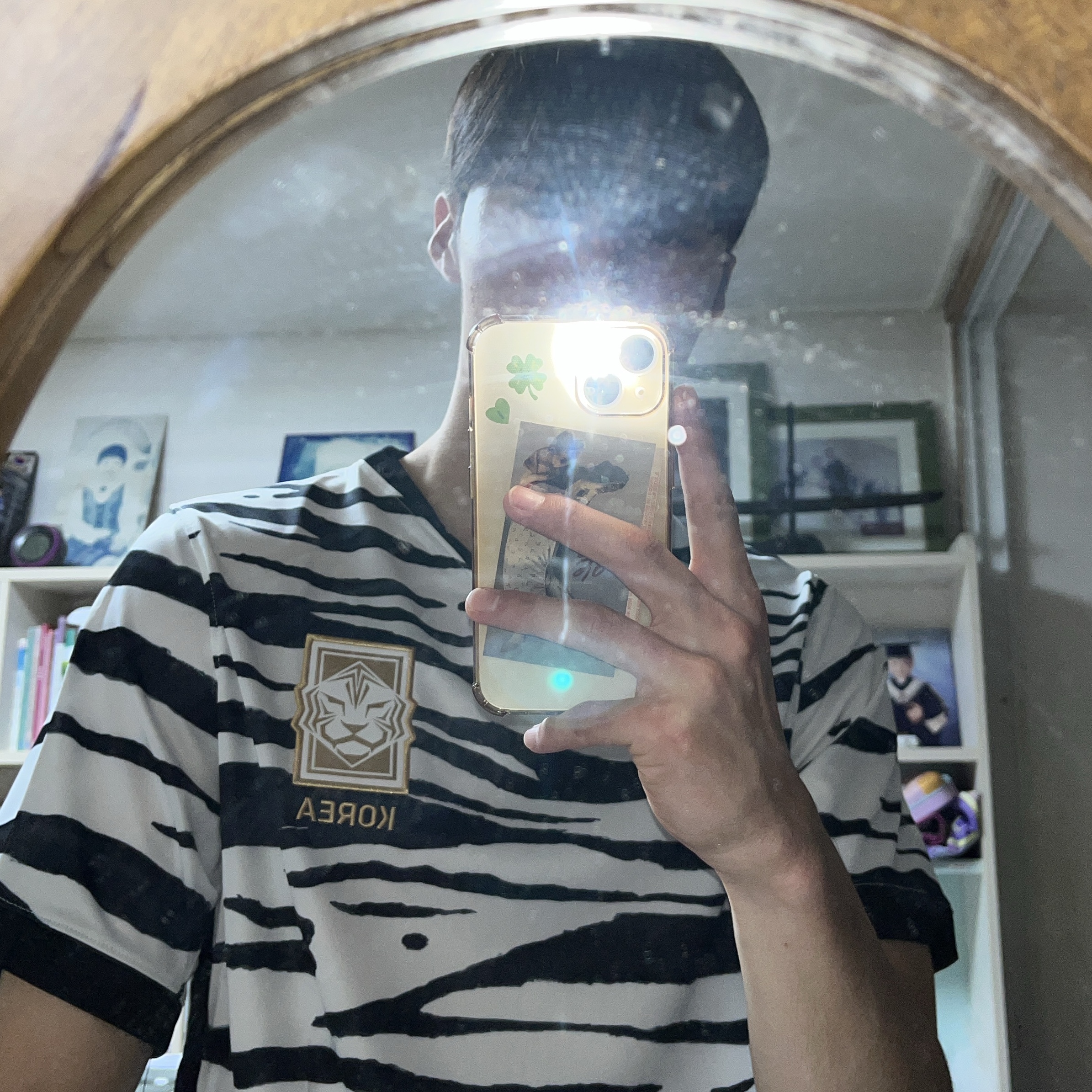 Nike Korea 2020/21 Vapor Match Away Jersey Zebra (Non Marking Ver.) 착용 스타일