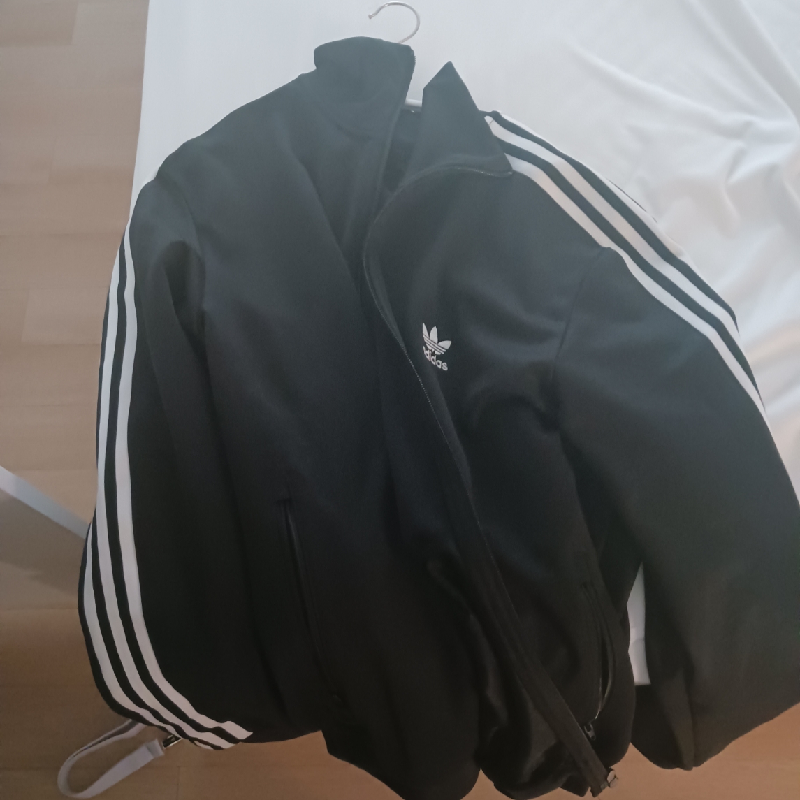 Adidas Adicolor Classic Beckenbauer Track Top Black - KR Sizing 착용 스타일