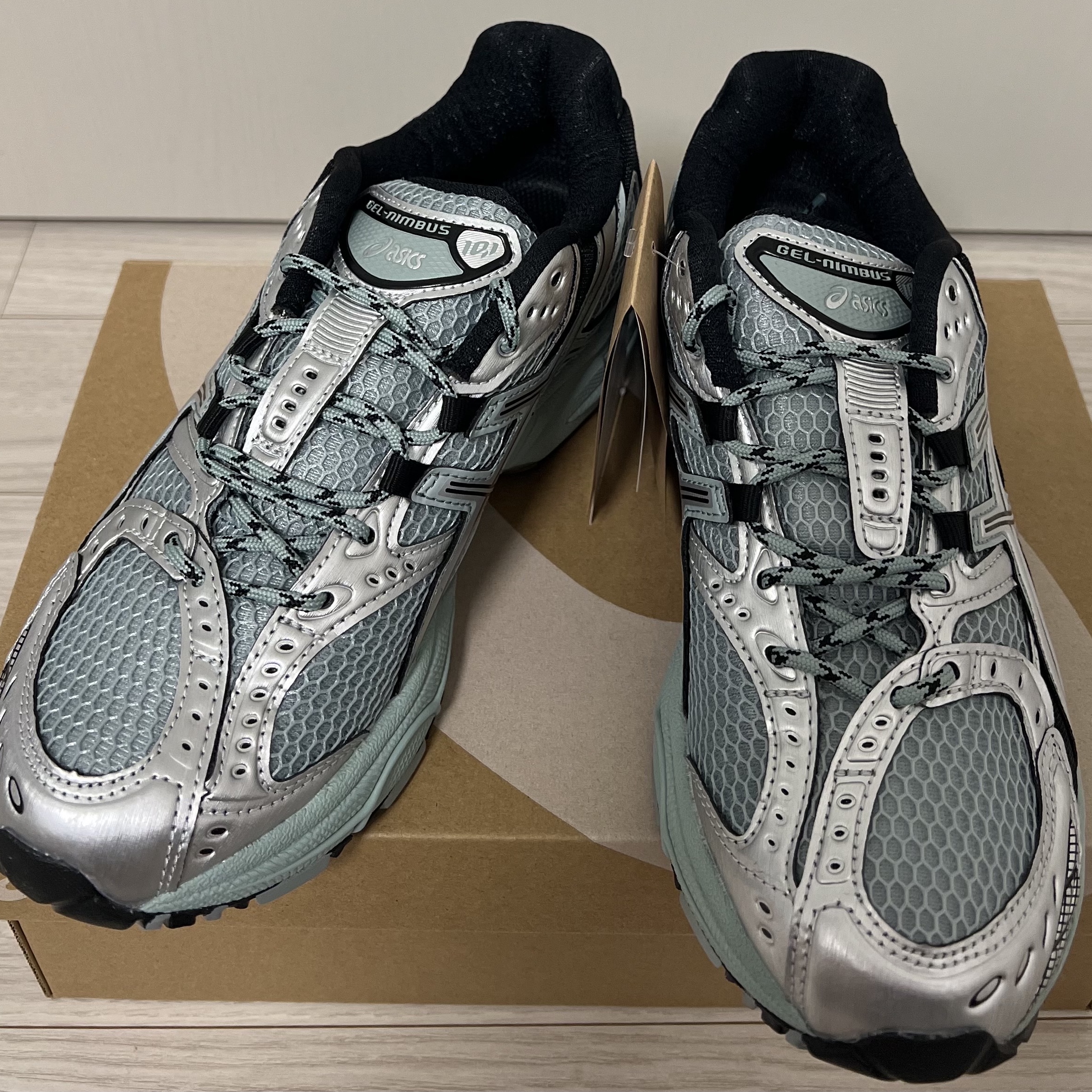 Asics Gel-Nimbus 10.1 Ocean Haze Pure Silver 착용 스타일 - 5