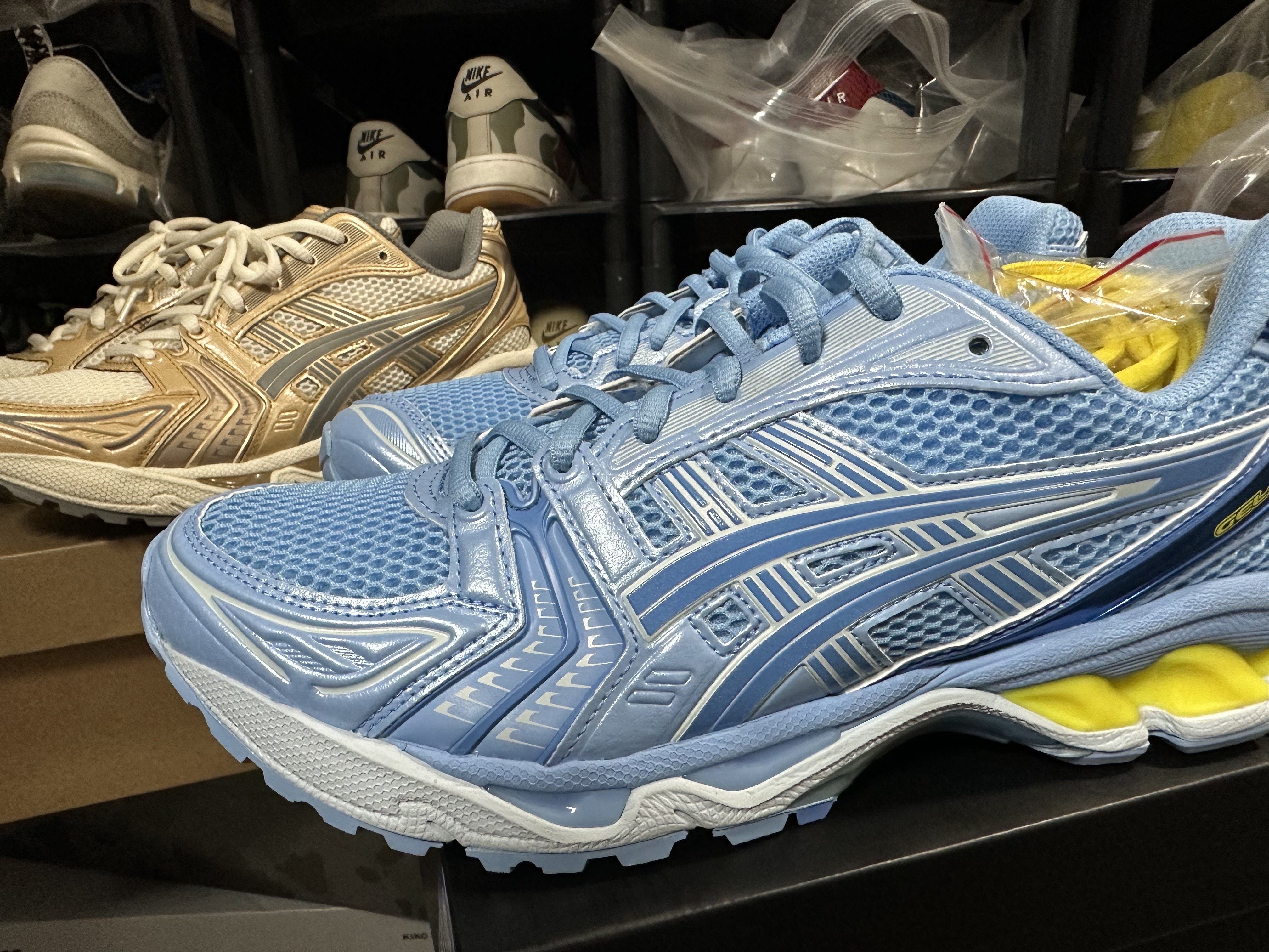 Asics x Ice Studios Gel-Kayano 14 Blue Bell 착용 스타일