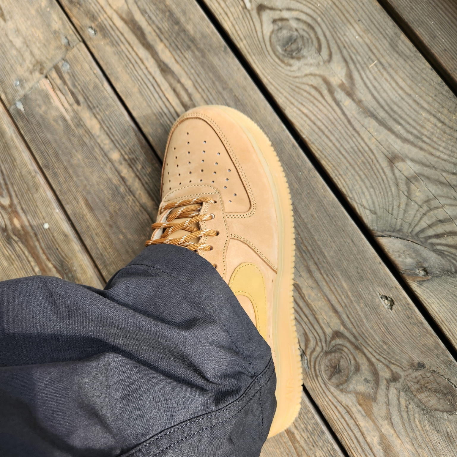Nike Air Force 1 '07 WB Flax, Scudo Garden Karen Beads Bracelet Black 착용 스타일 - 2