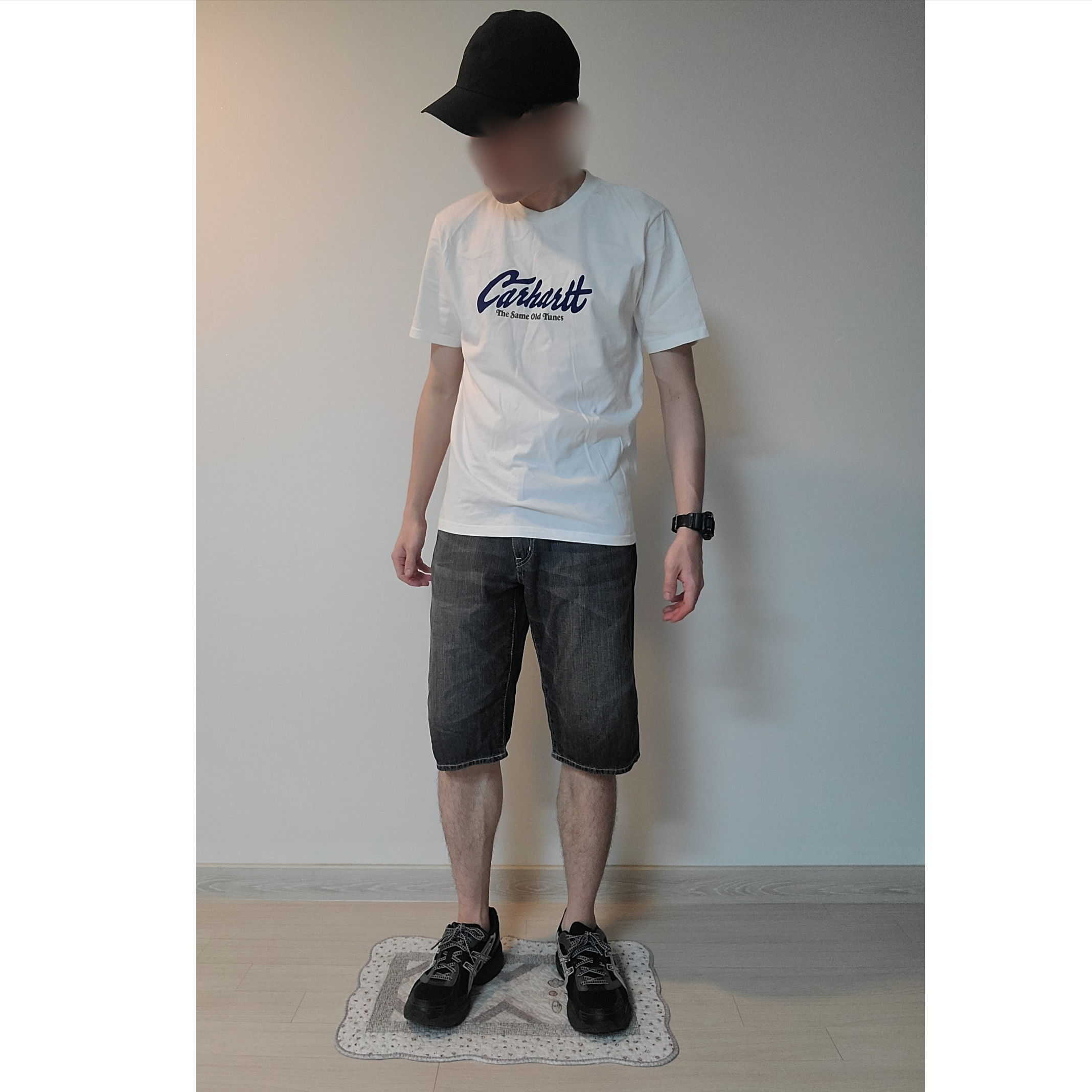 Asics Gel-1130 Black Glacier Grey - Folder Exclusive 착용 스타일