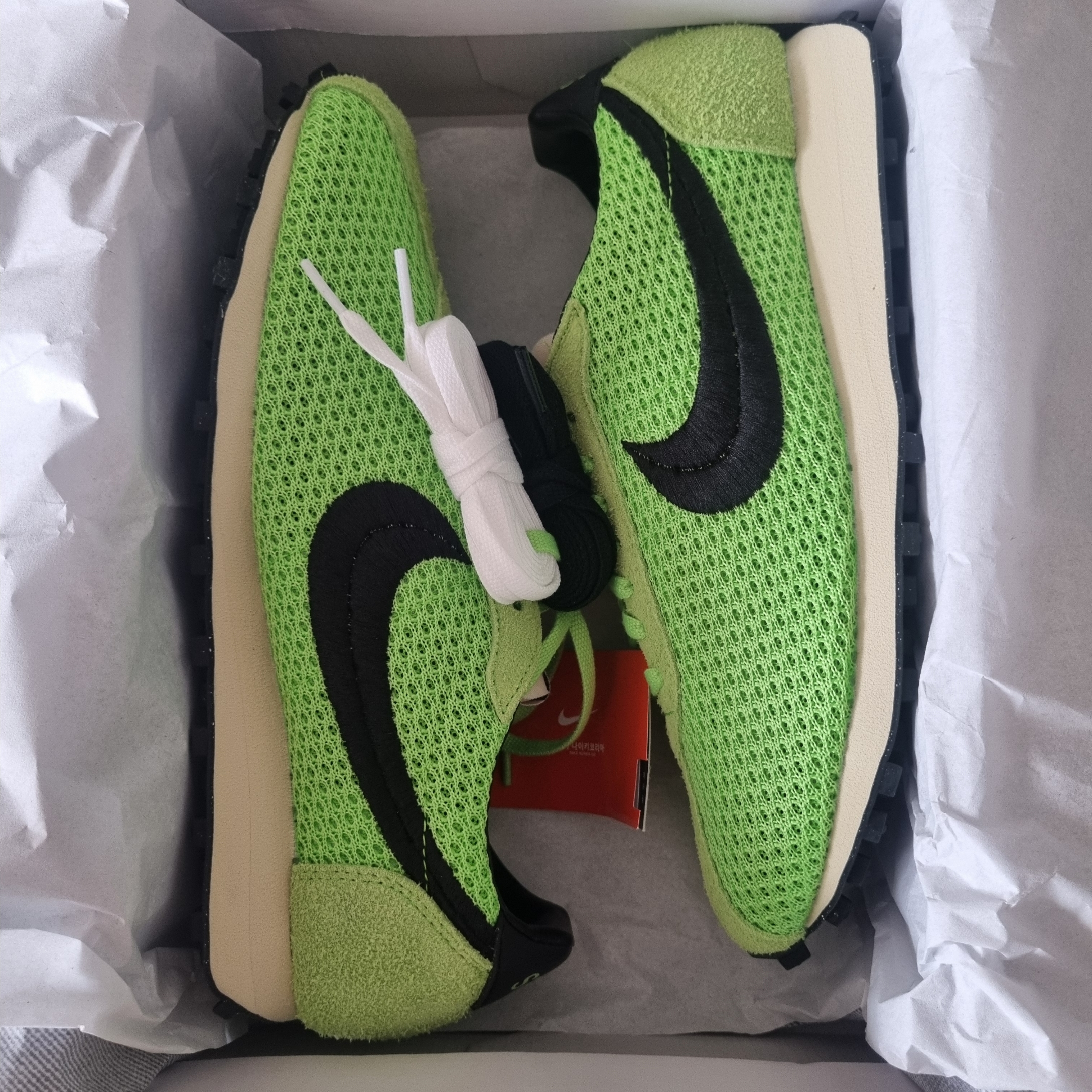 Nike x Stussy LD-1000 SP Action Green and Black 착용 스타일