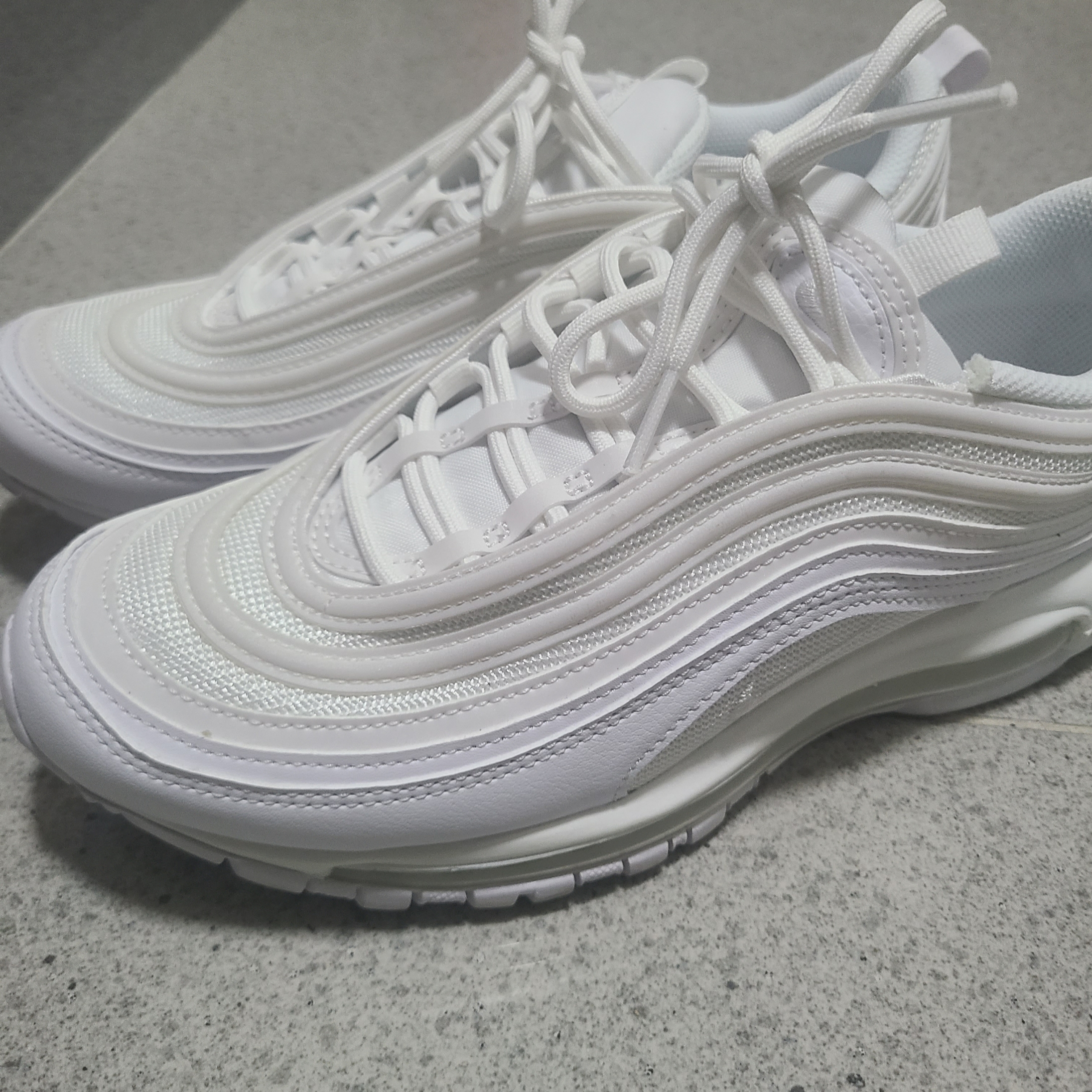 (W) Nike Air Max 97 Next Nature White 착용 스타일