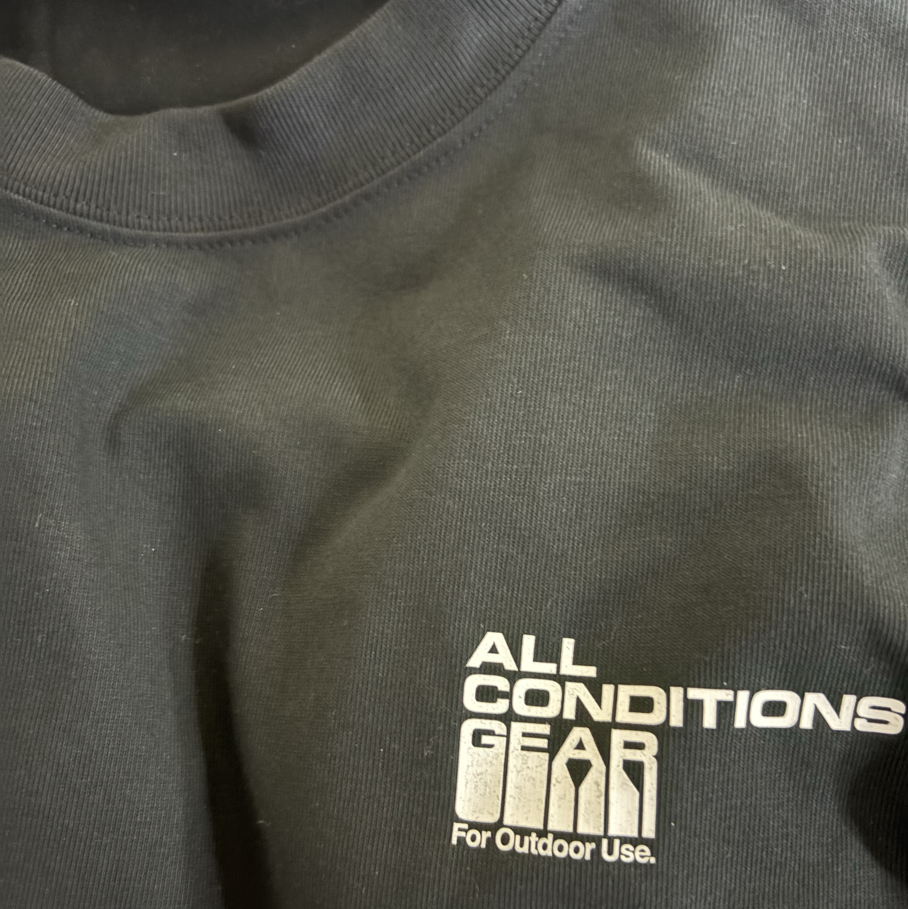 Nike NRG ACG Mountain Hood Long Sleeve T-Shirt Black - Asia 착용 스타일