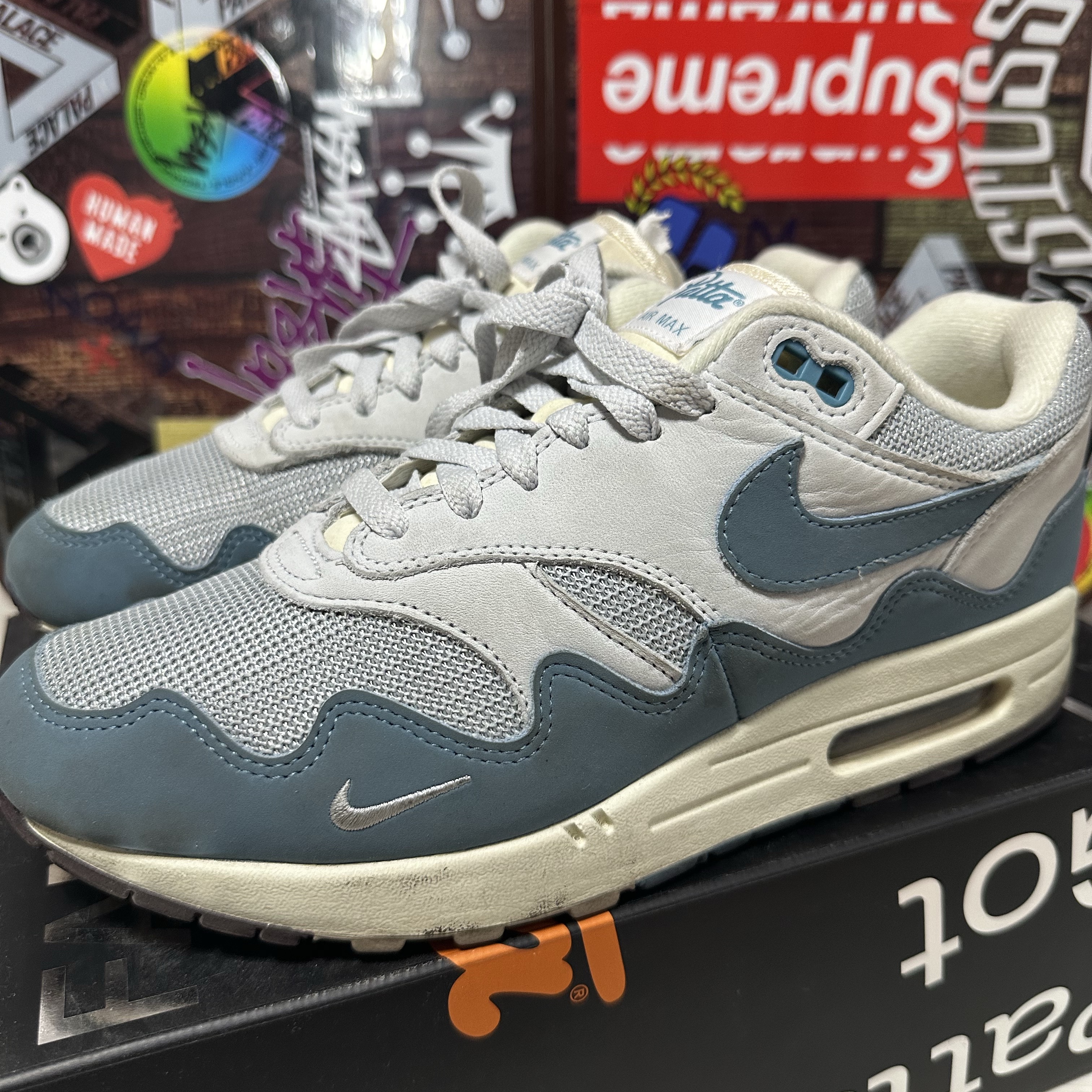Nike x Kasina Air Max 1 SP Won-Ang Particle Grey 착용 스타일
