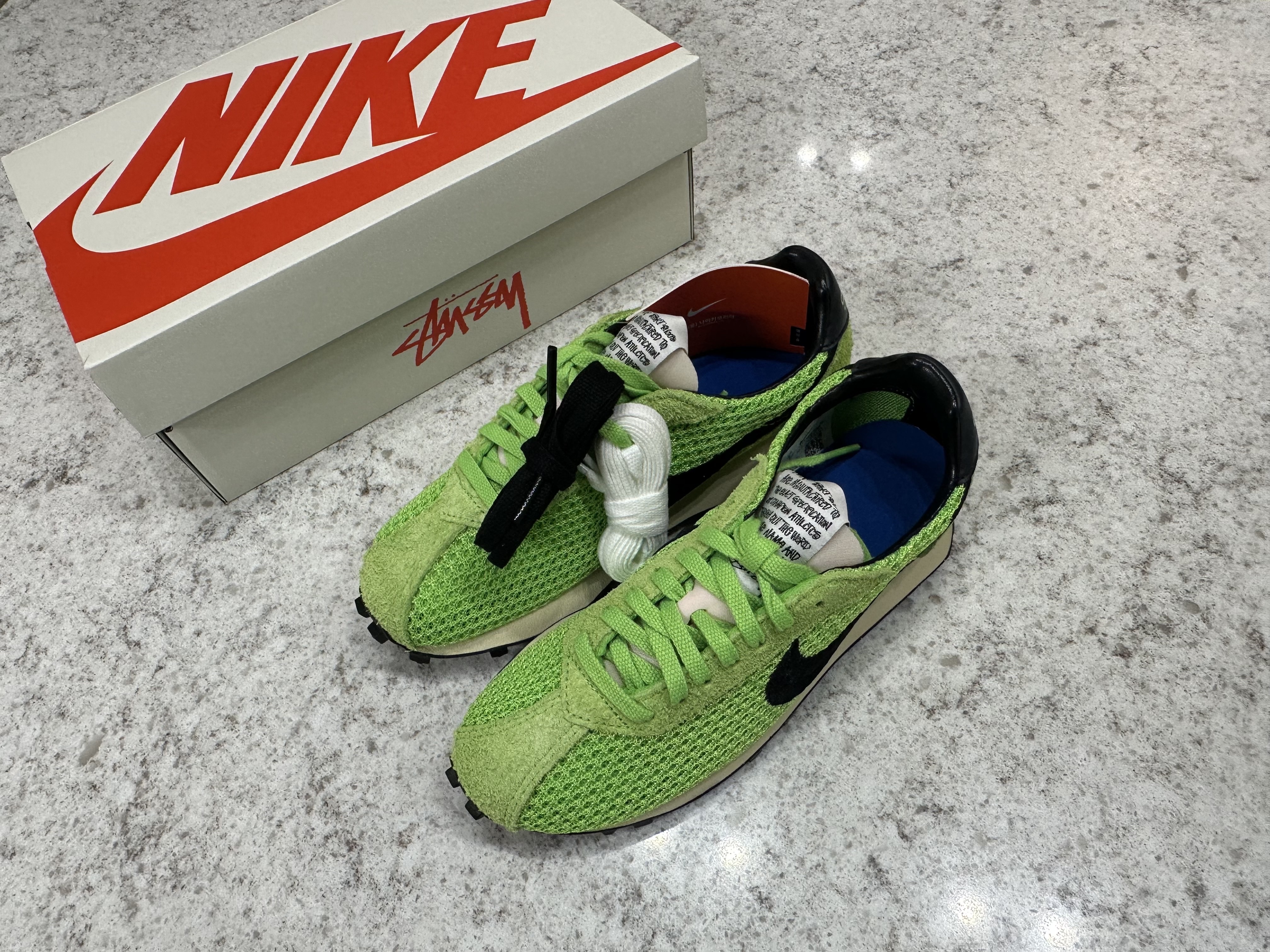 Nike x Stussy LD-1000 SP Action Green and Black 착용 스타일 - 7