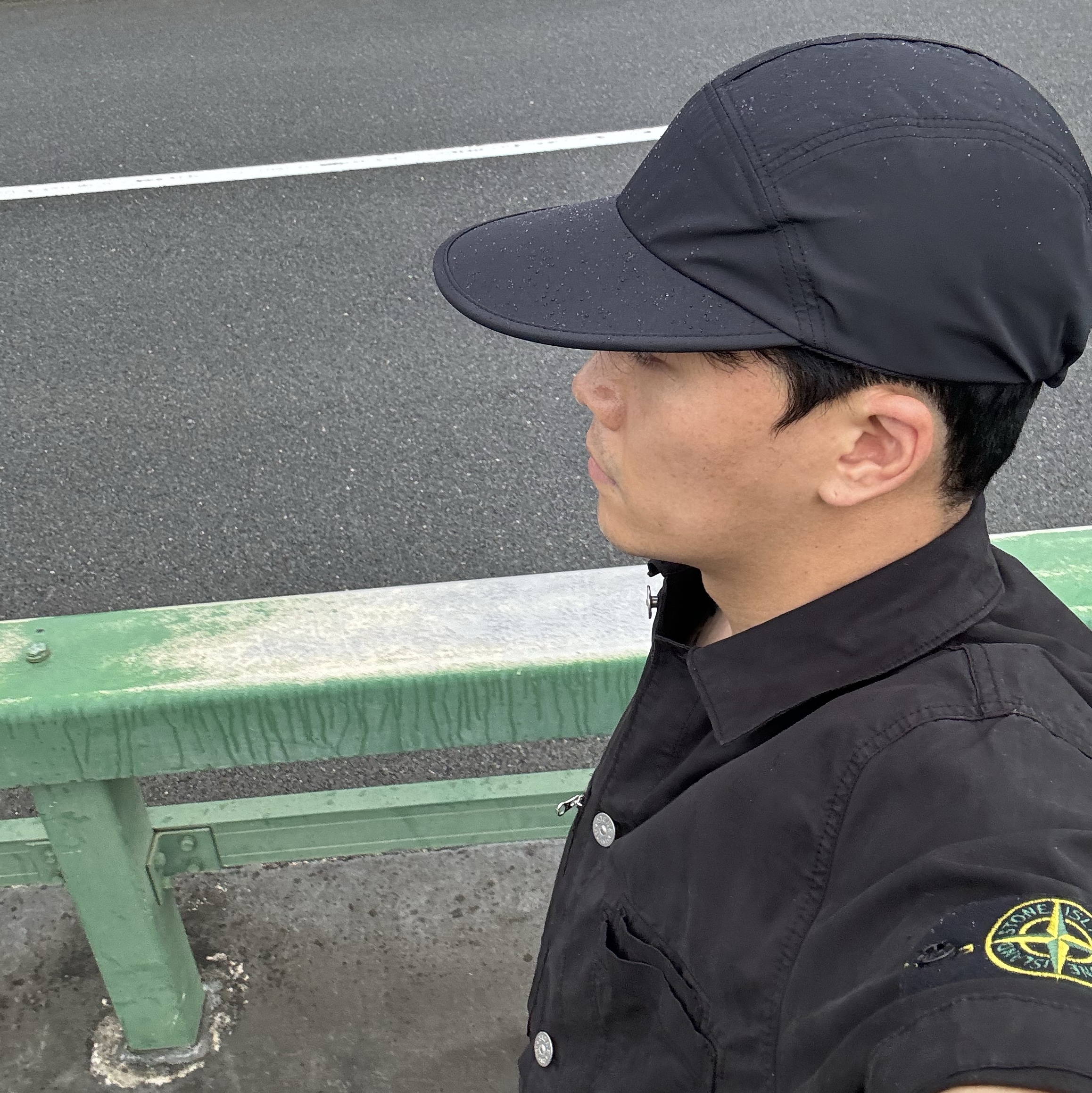 Stone Island 11429 Patch Chest Pockets Short Sleeve Overshirt Black - 23SS 착용 스타일 - 2