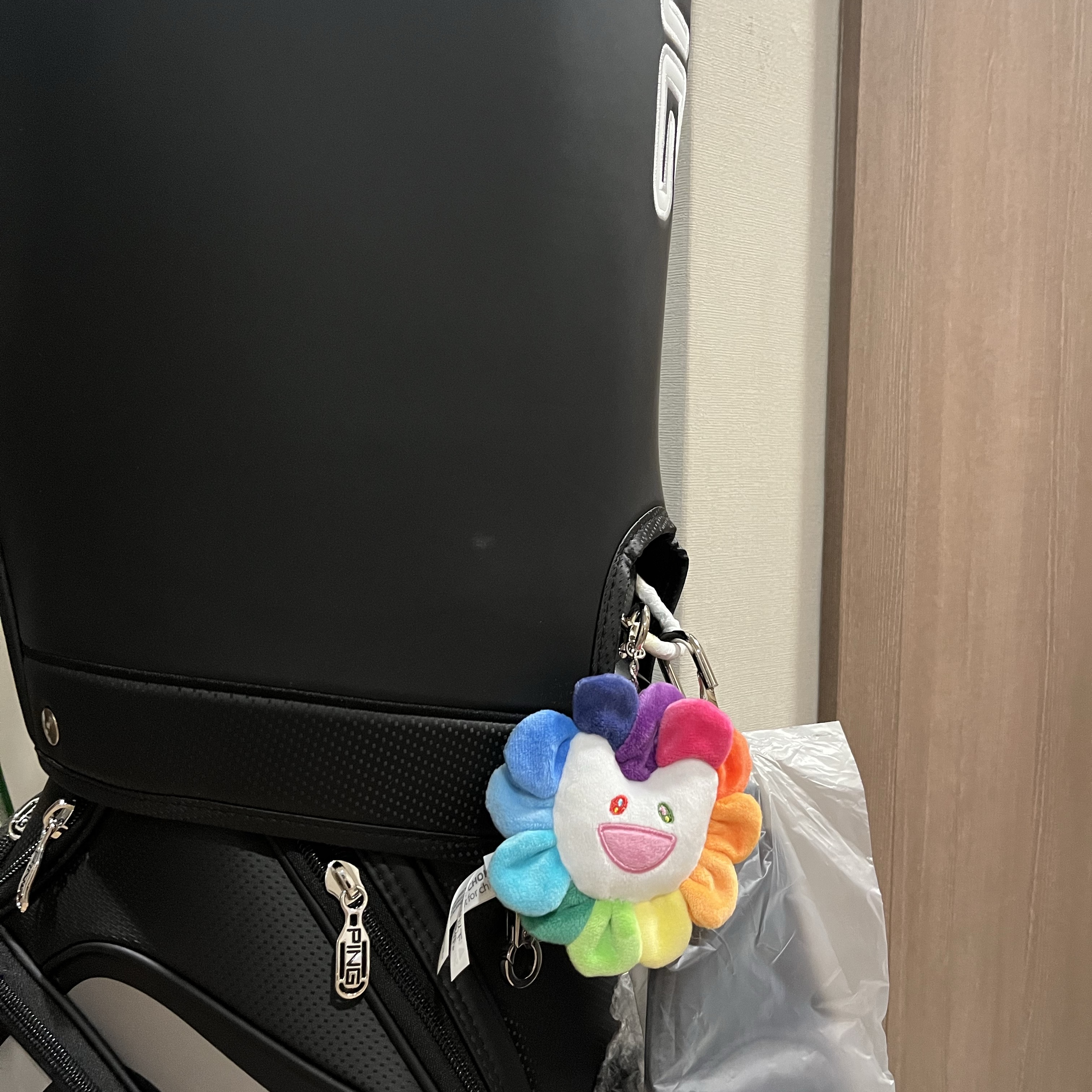 NewJeans x Murakami Plush Keyring Flower 착용 스타일