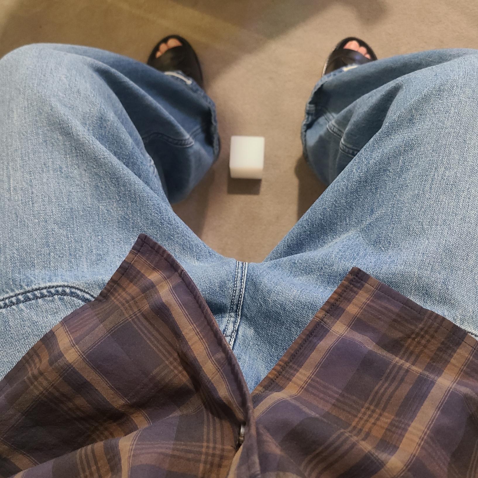 Nanamica Denim Work Pants Indigo Bleach, Buttero Slipping Men Black 착용 스타일