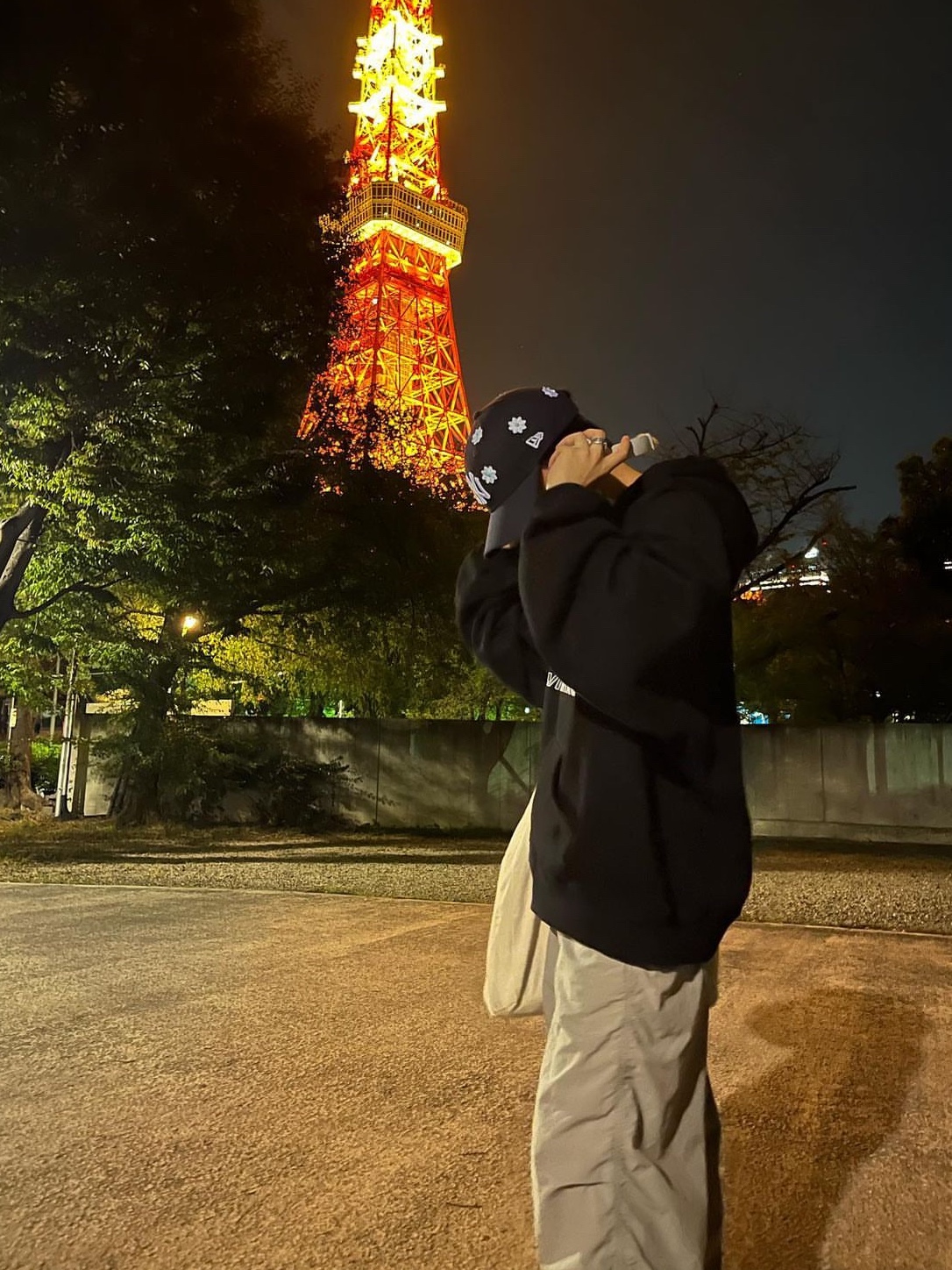 NICK GEAR 3D Flower Cap Black (Black Badge), NICK GEAR 3D Flower Cap Navy (Navy Badge) 착용 스타일