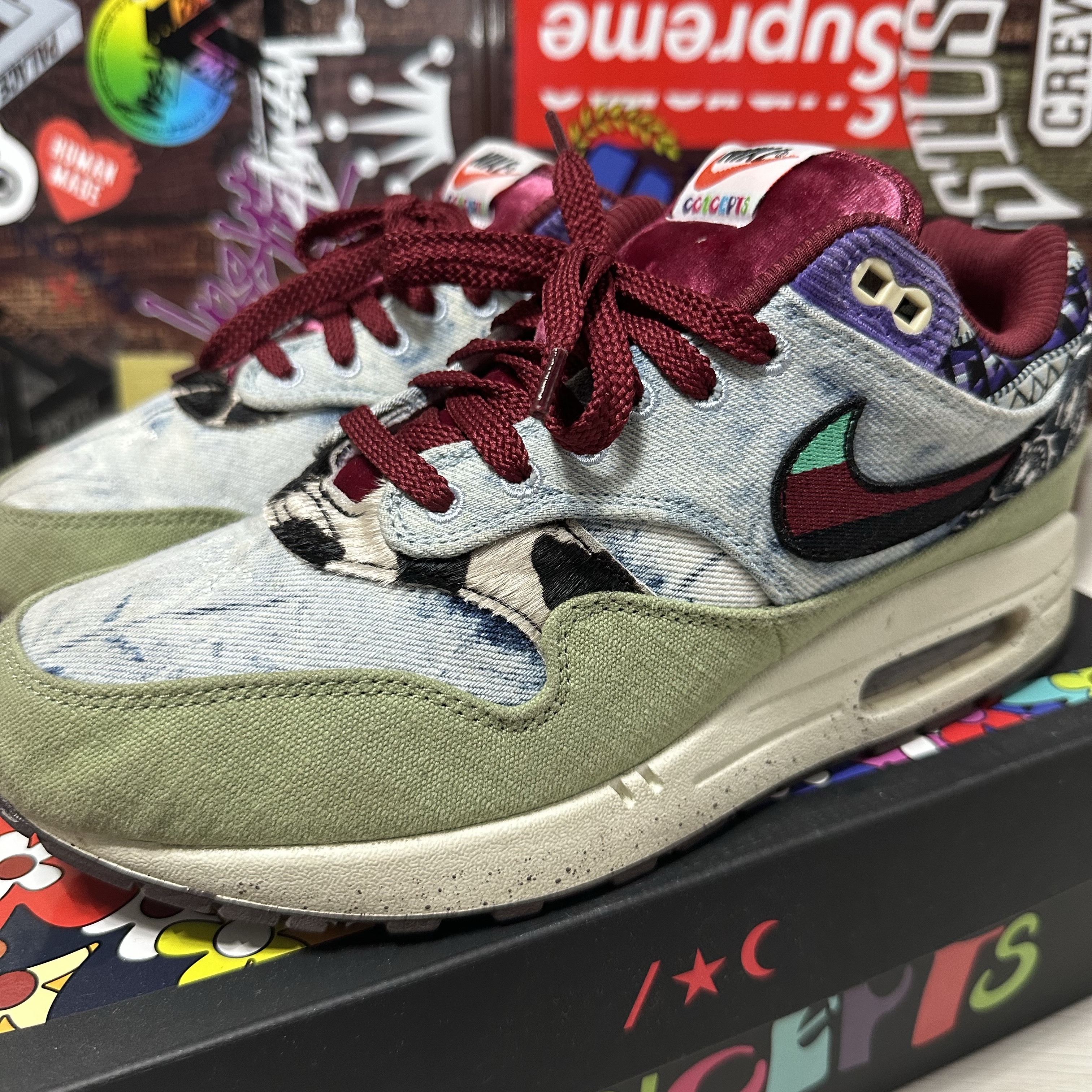 Nike x Concepts Air Max 1 SP Mellow 착용 스타일