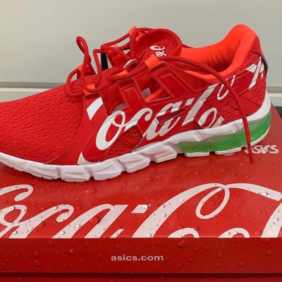 Asics x Coca-Cola Gel-Quantum 90 Tokyo Red 착용 스타일