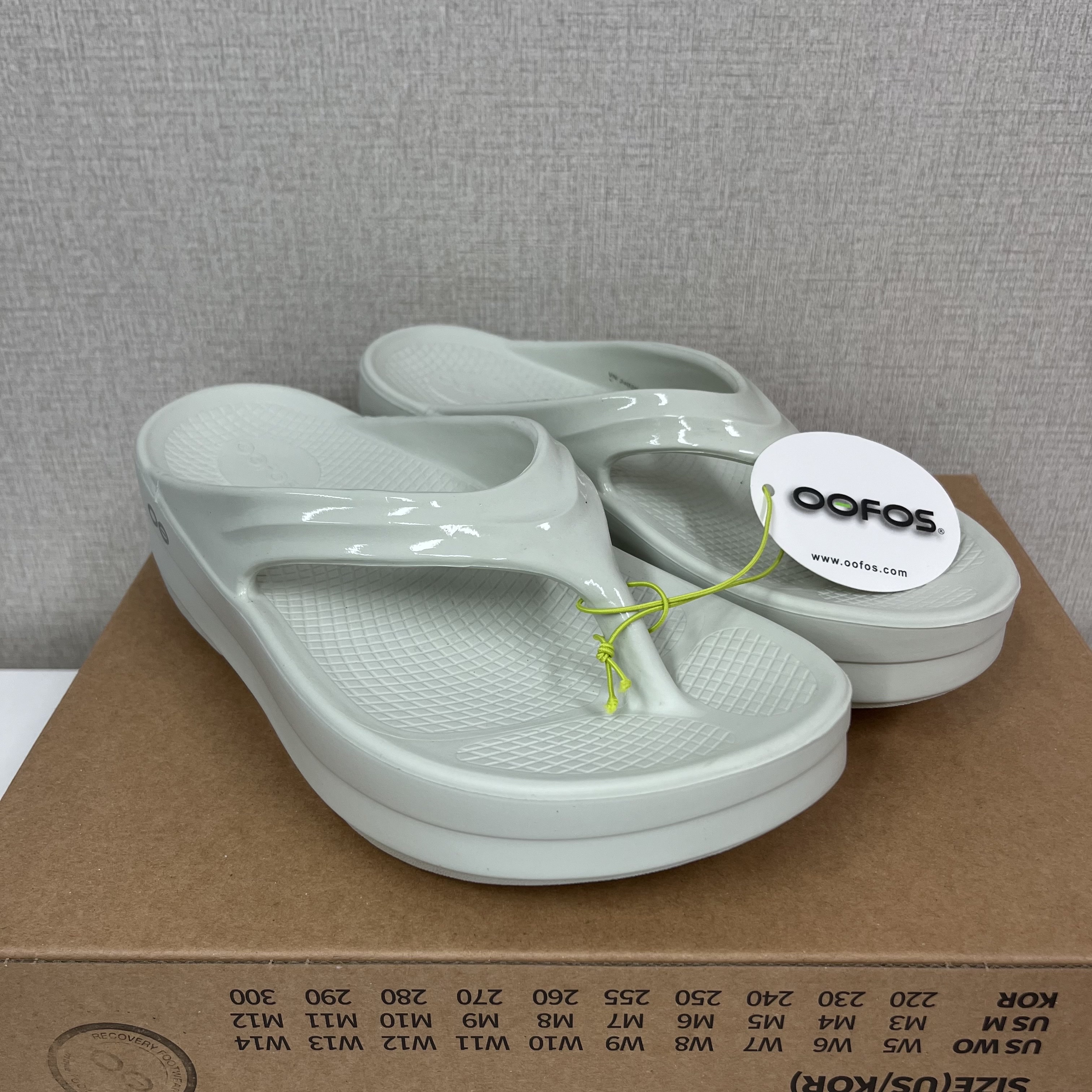 (W) Oofos OOlala OOmega Cosmic Gray 착용 스타일
