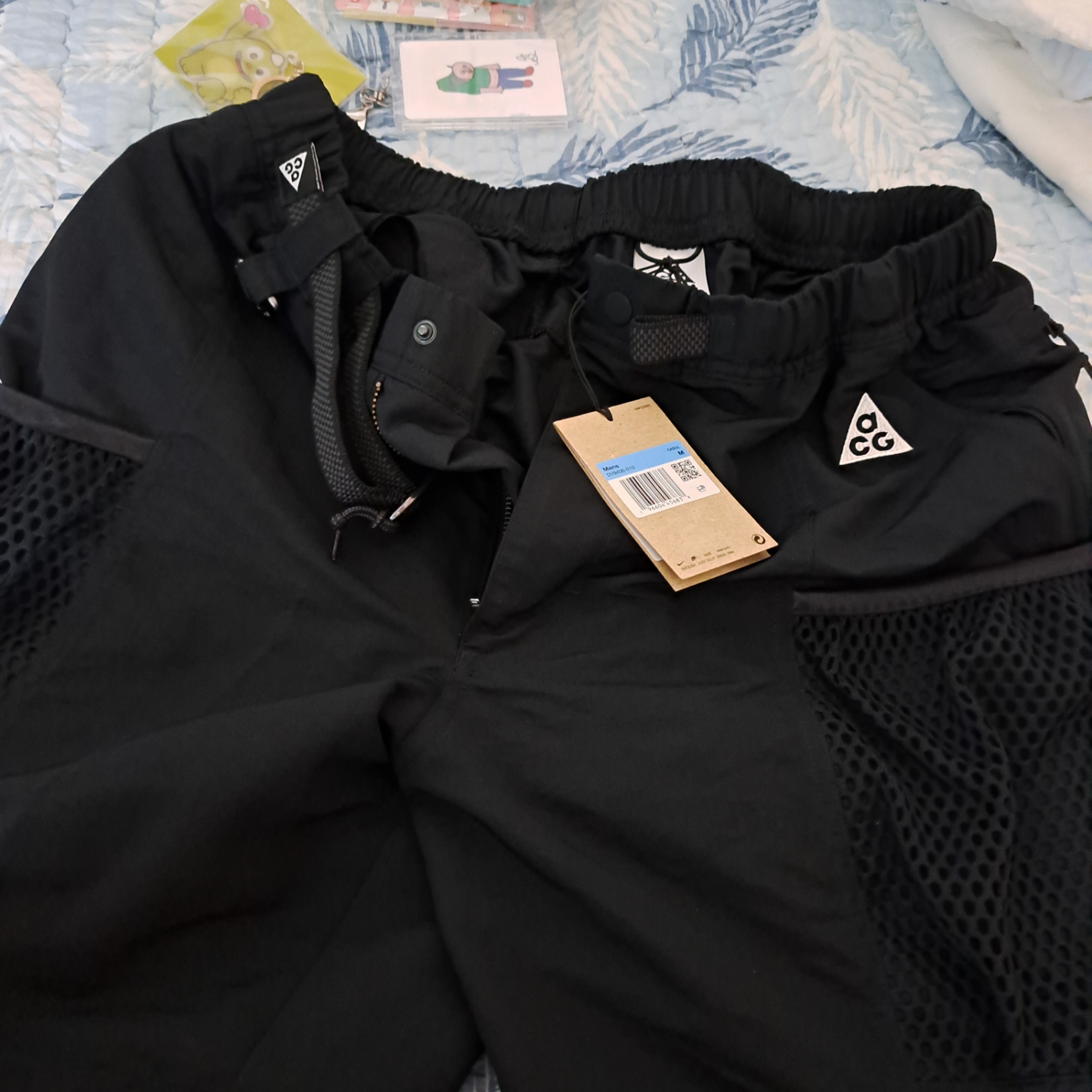Nike ACG Snowgrass Cargo Shorts Black - Asia 착용 스타일