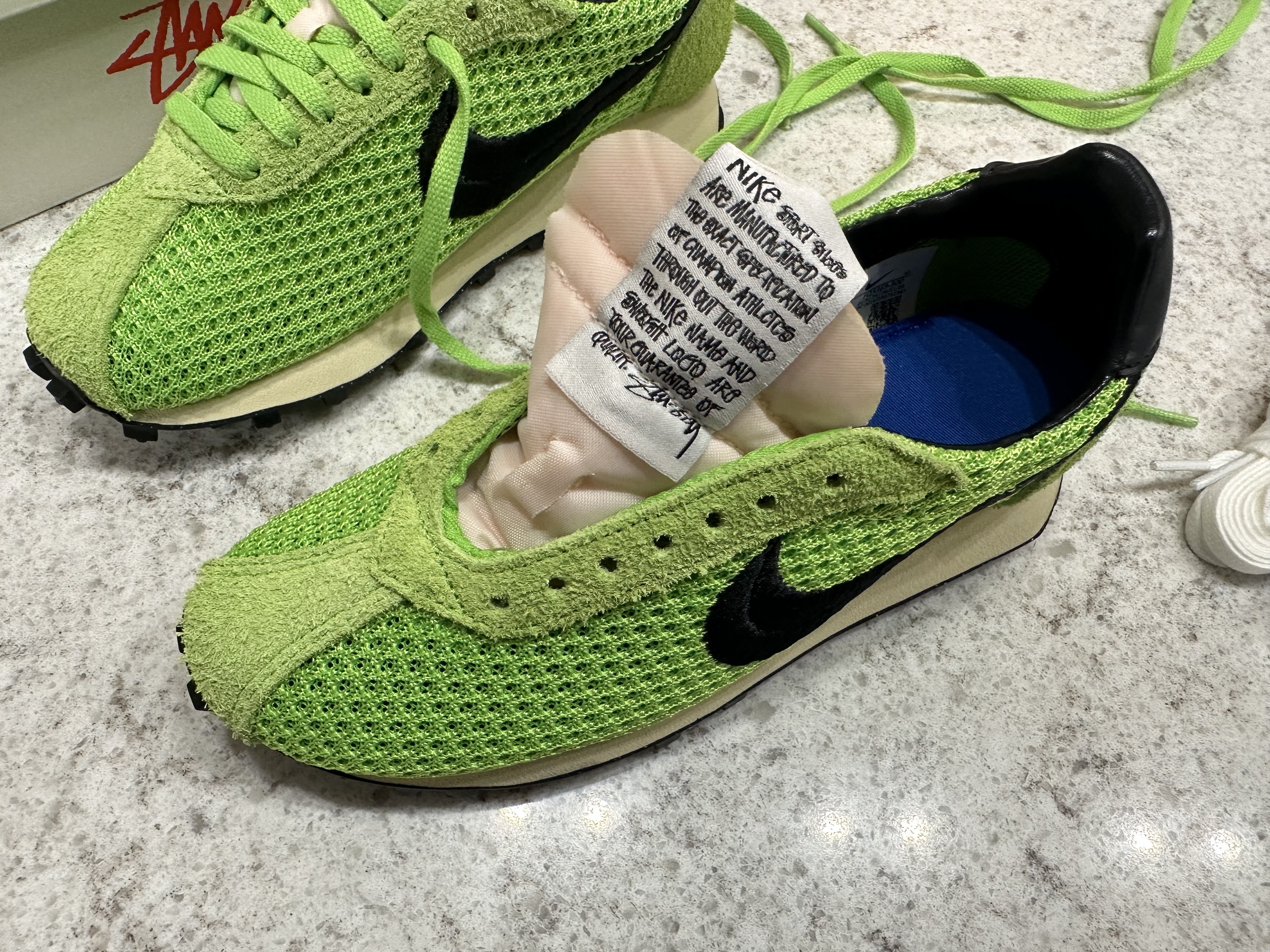 Nike x Stussy LD-1000 SP Action Green and Black 착용 스타일 - 3